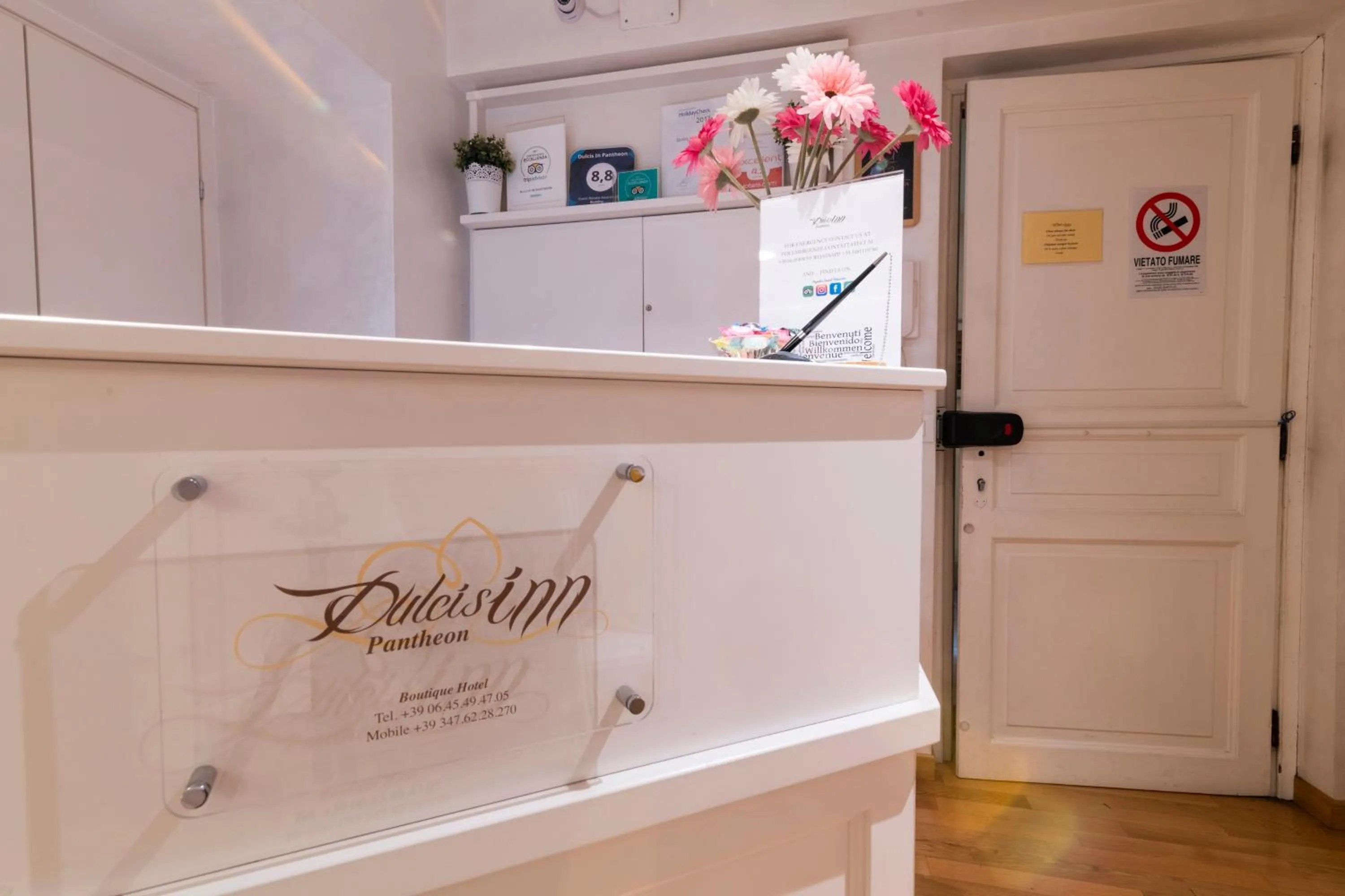 Lobby or reception in Dulcis In Pantheon