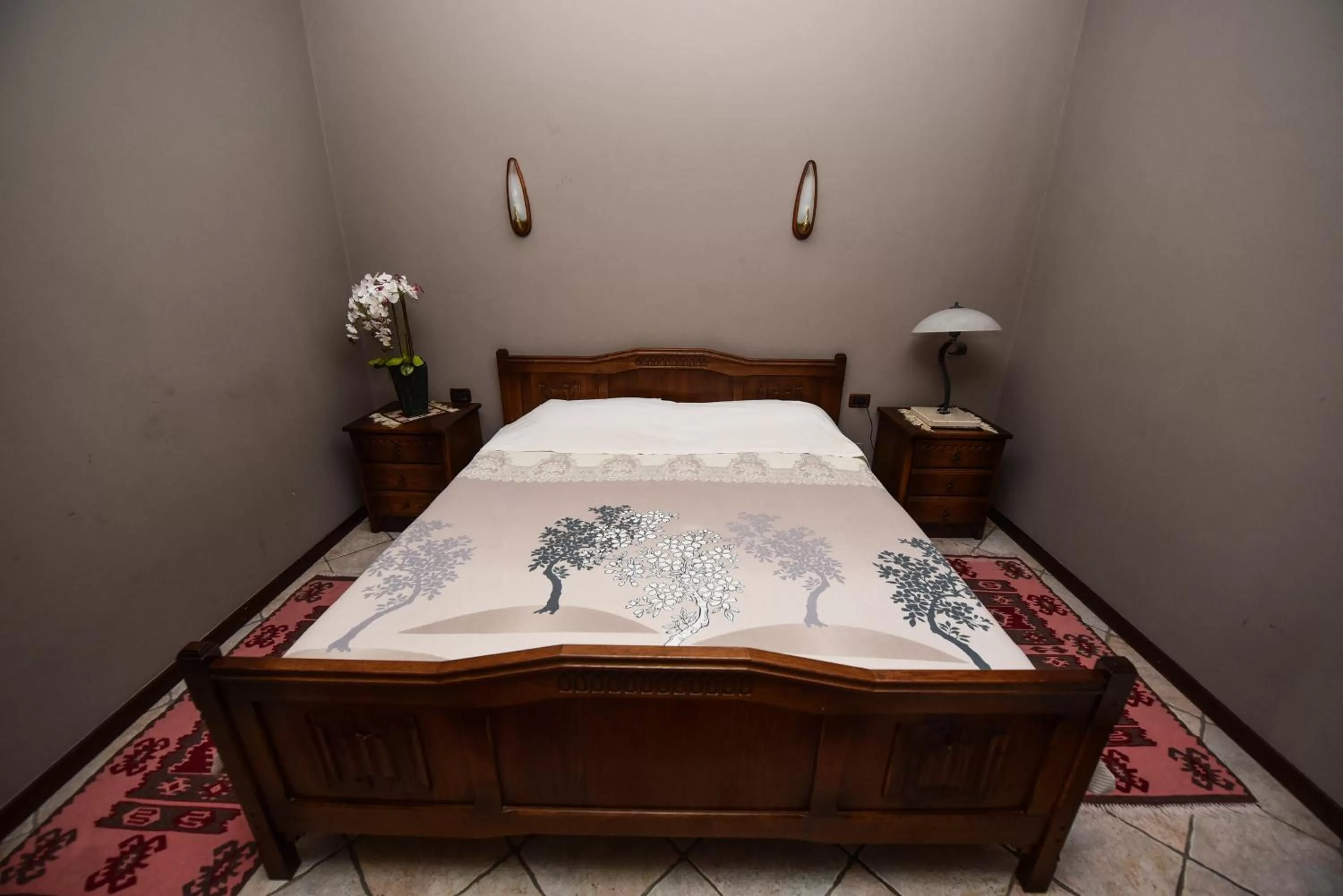 Bed in Real Scampis Hotel