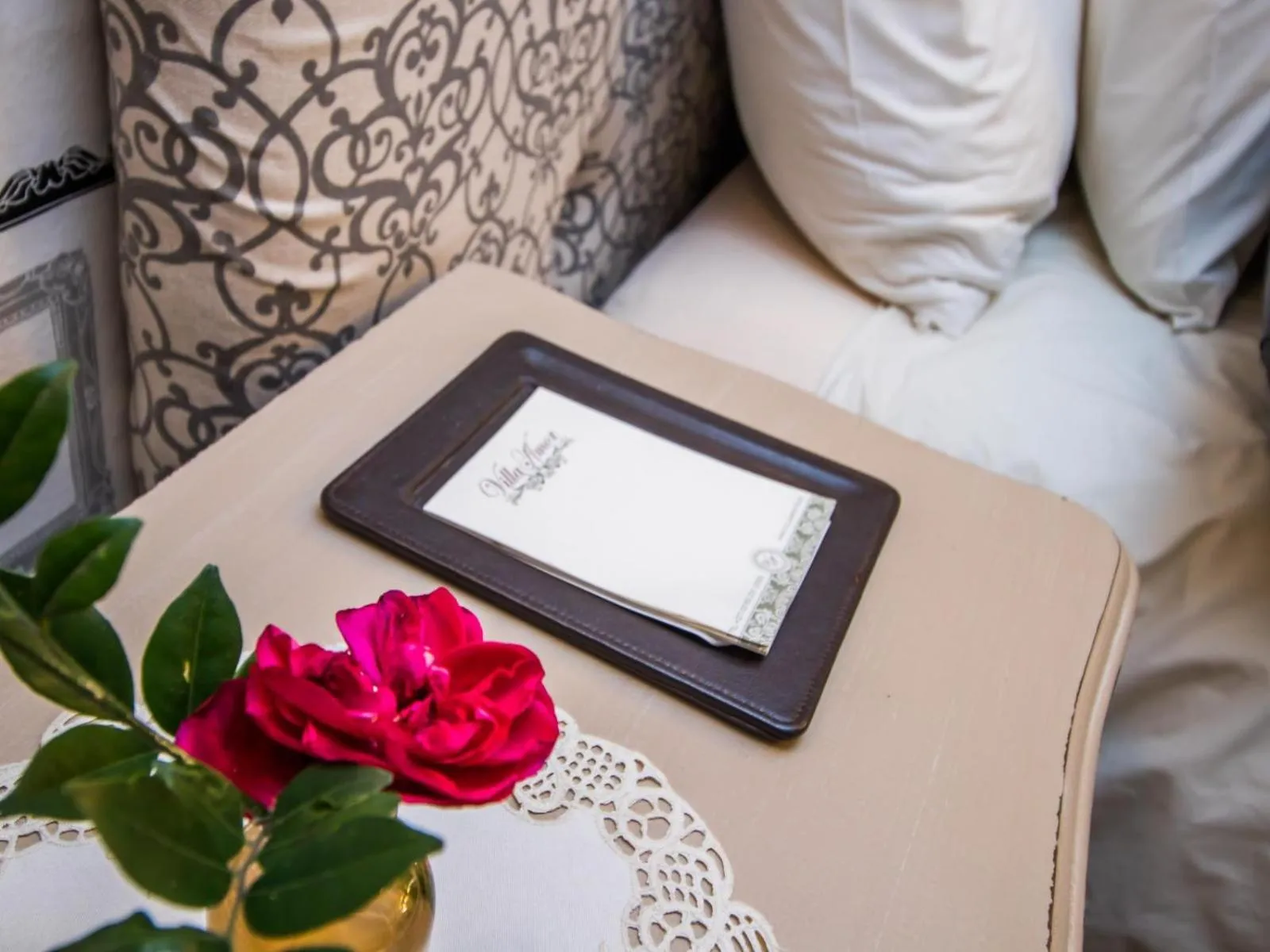 Decorative detail, Bed in Villa Amor