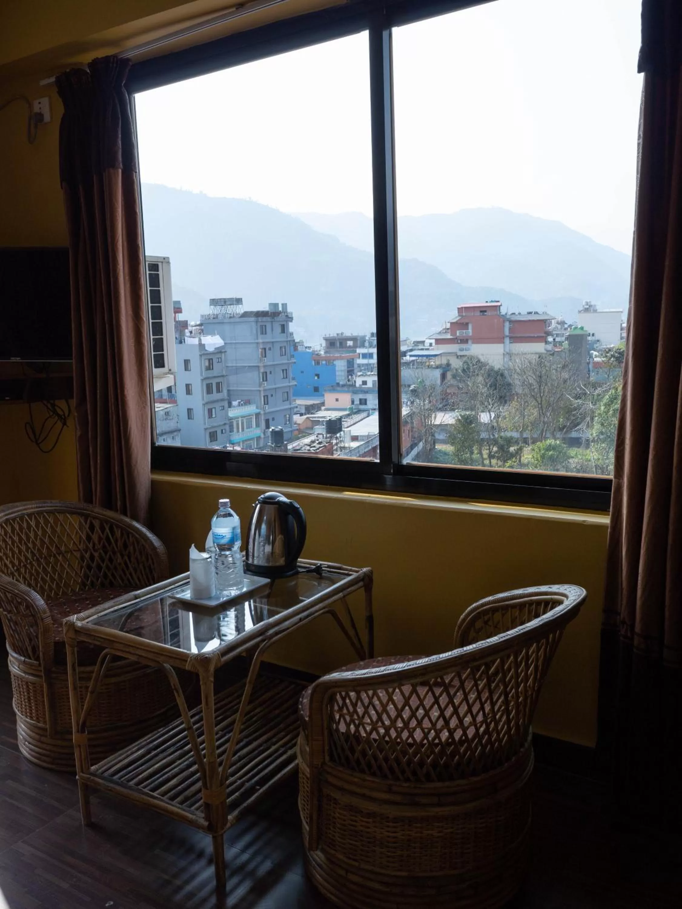 Seating area in The North Face Inn