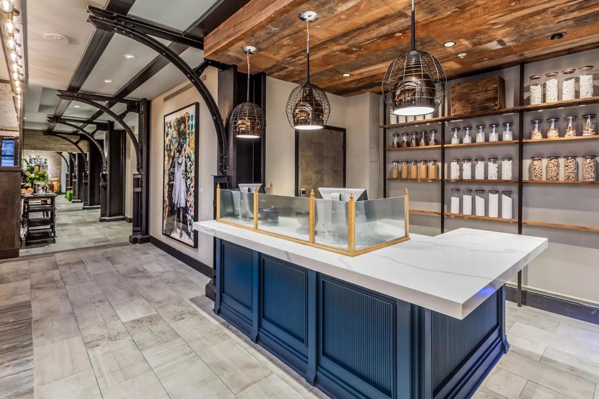 Lobby or reception in The Mercantile Hotel