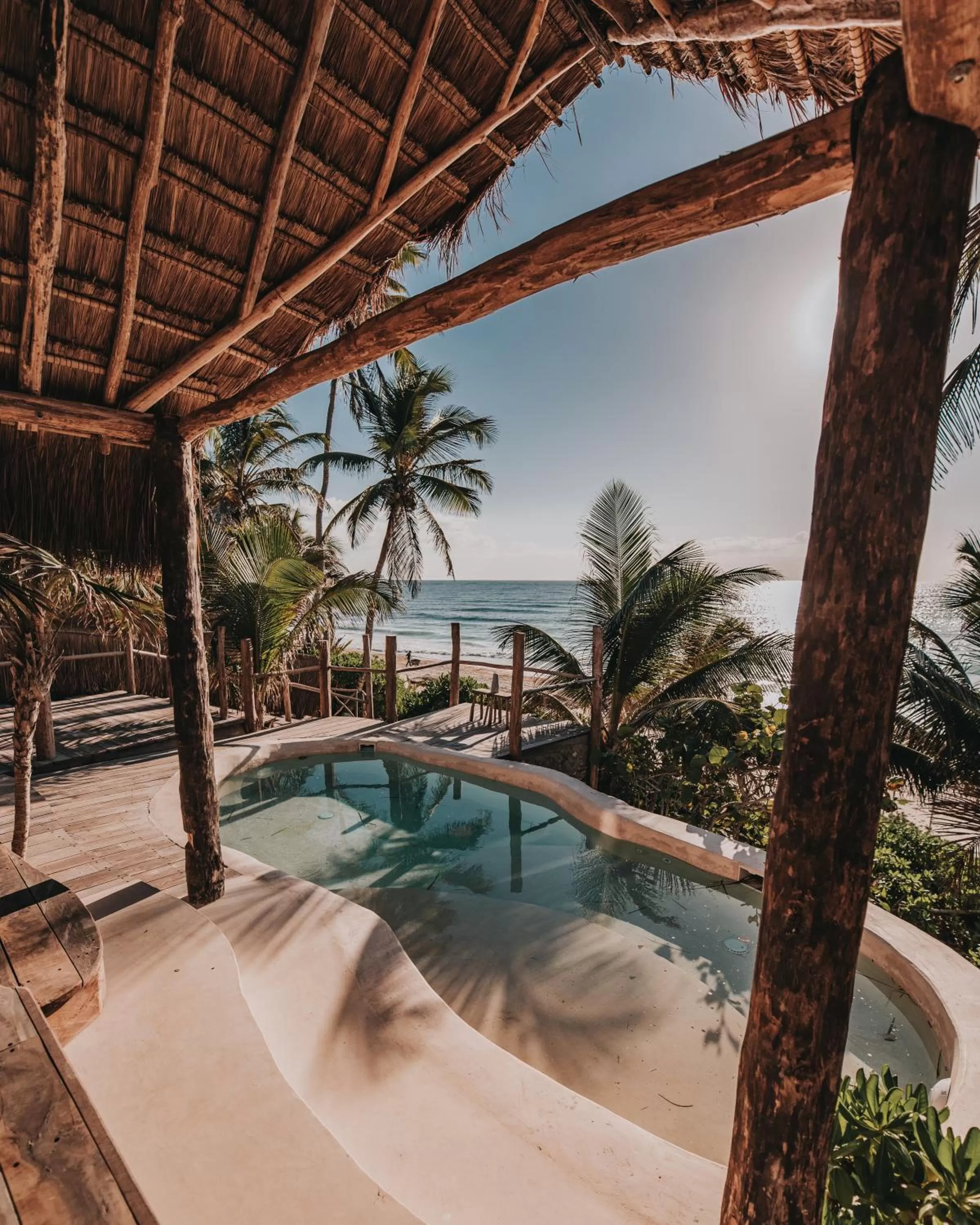 Pool view in Papaya Playa Project, Tulum, a Member of Design Hotels