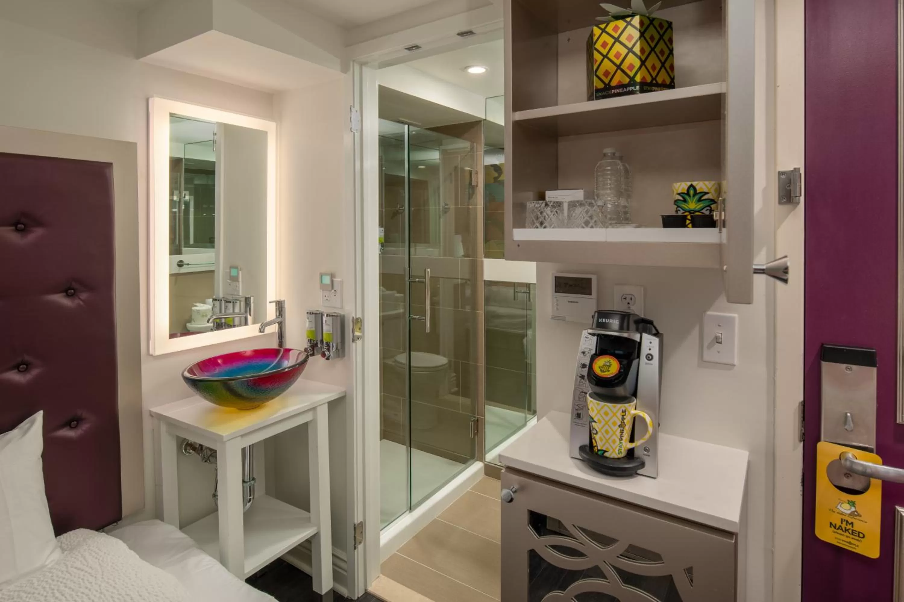 Bathroom in Staypineapple, An Artful Hotel, Midtown New York