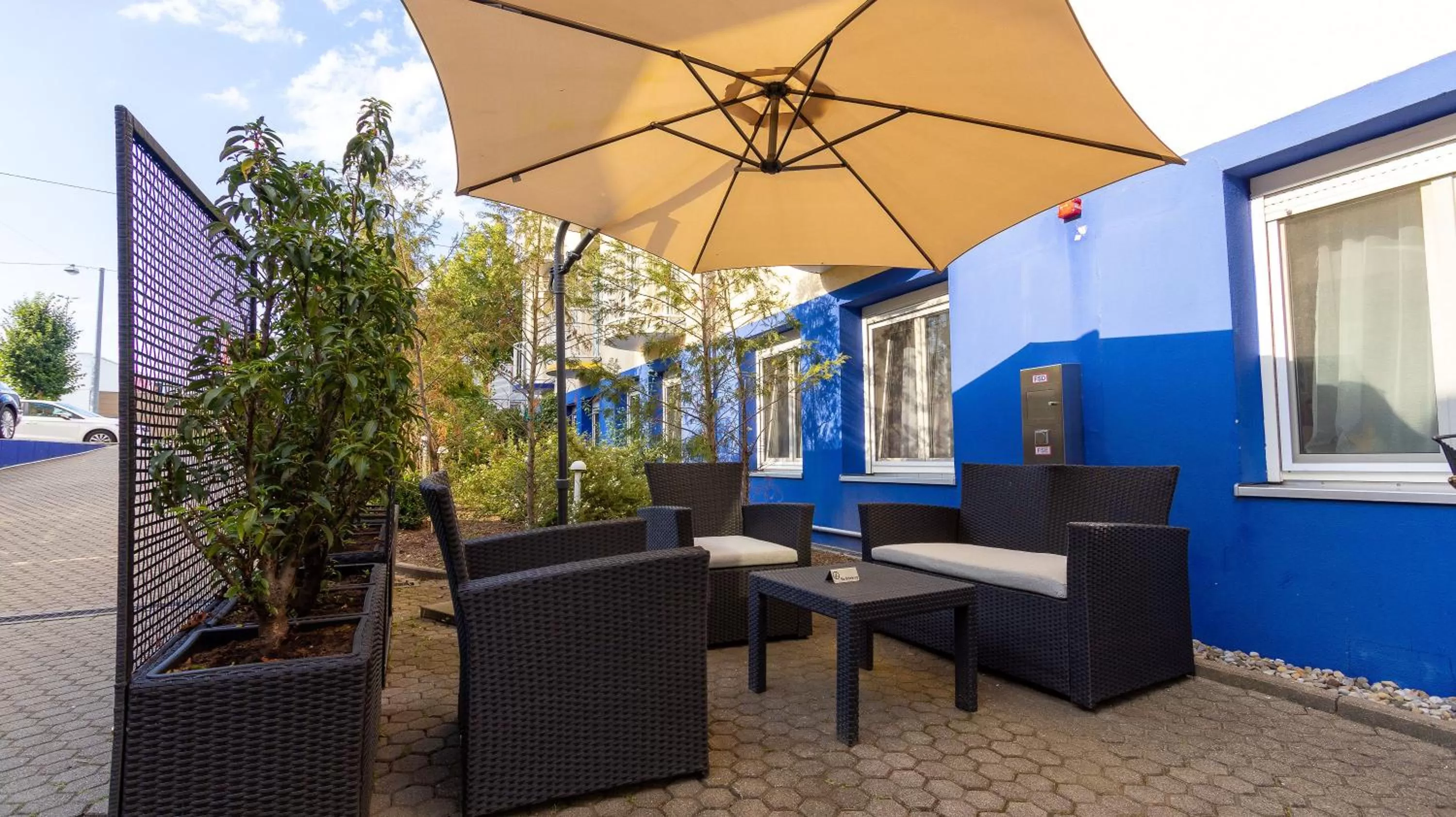 Garden in LeoMar Hotel