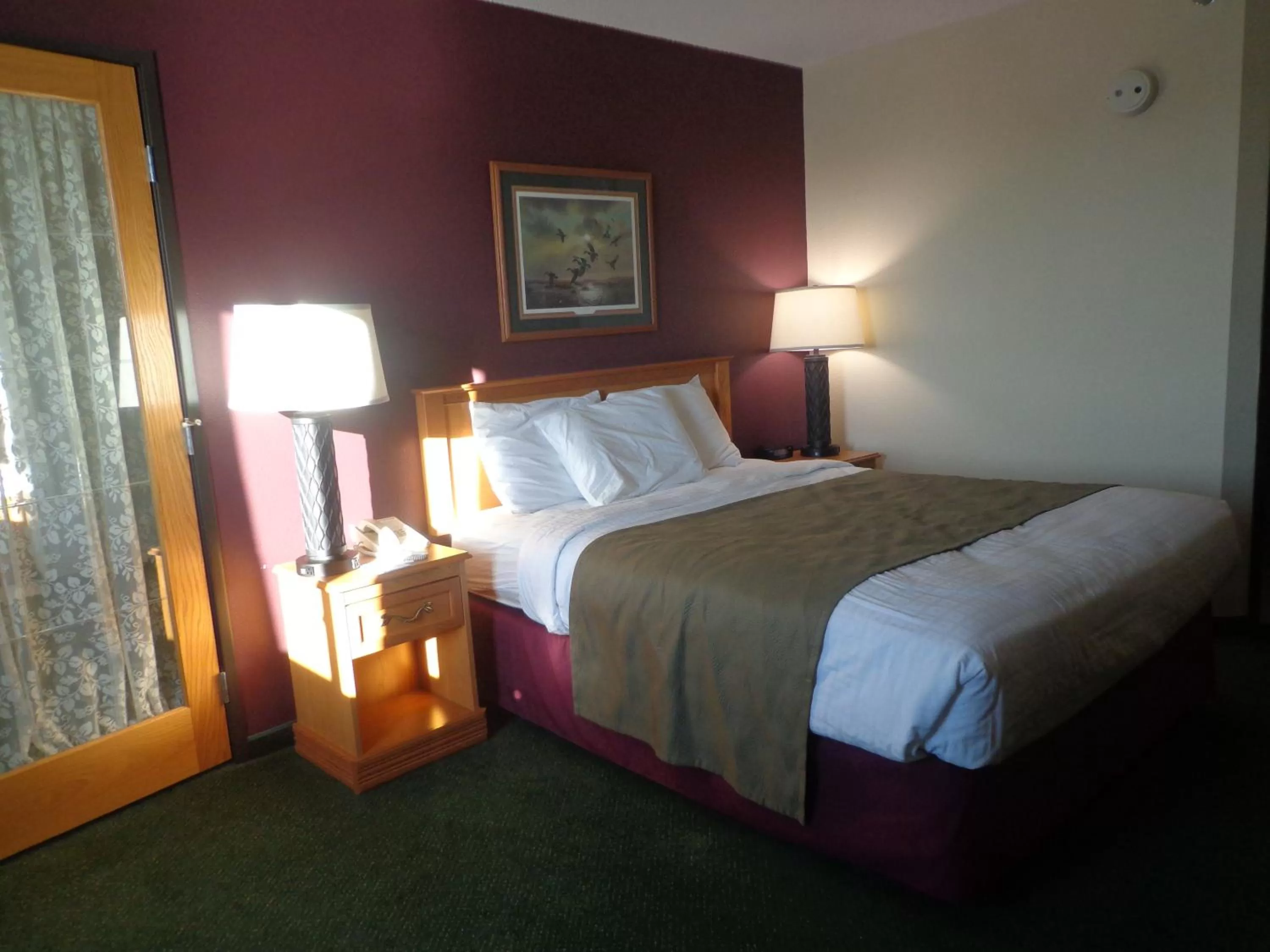 Bed in AmericInn by Wyndham Madison SD