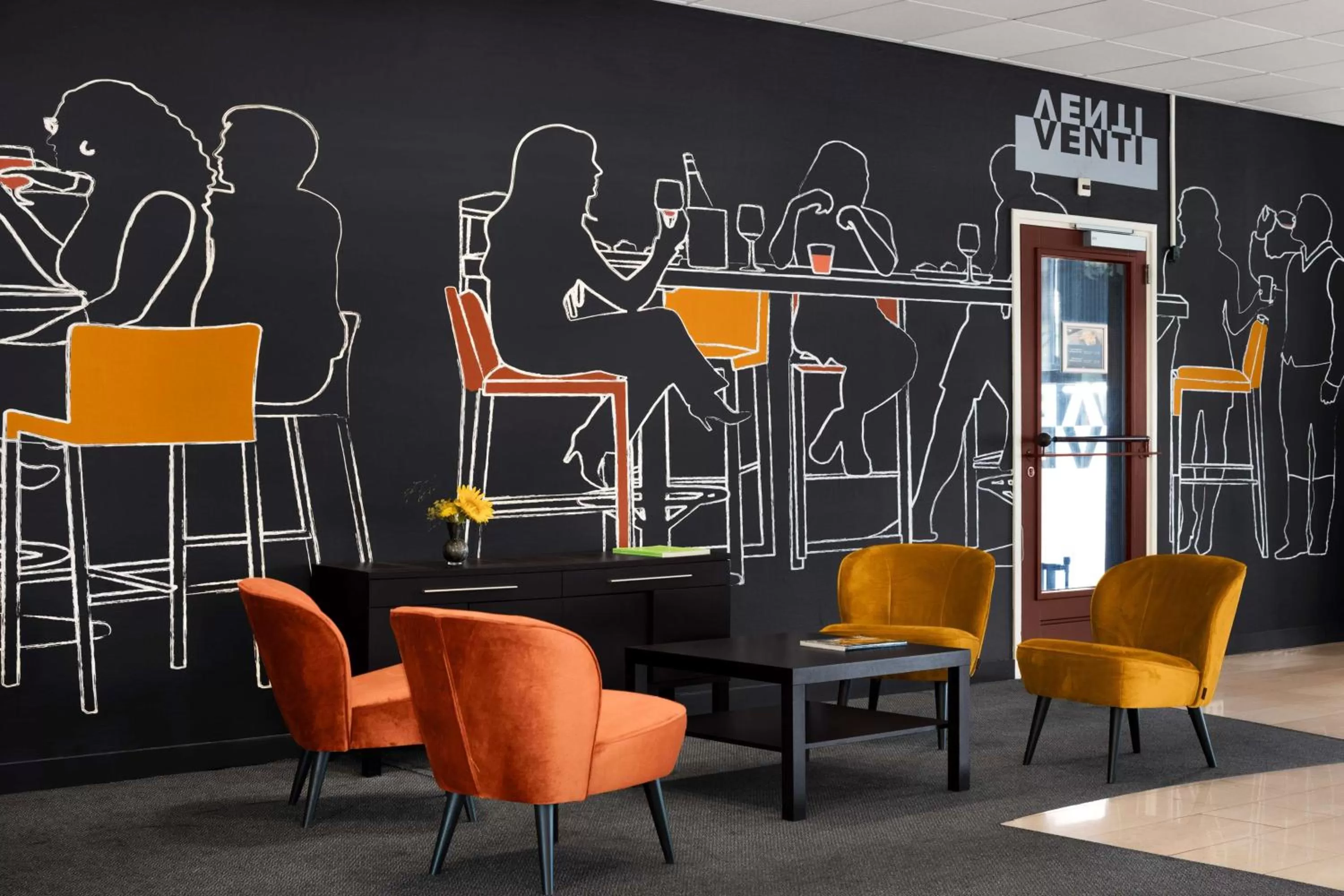 Lobby or reception in NH Zoetermeer Hotel