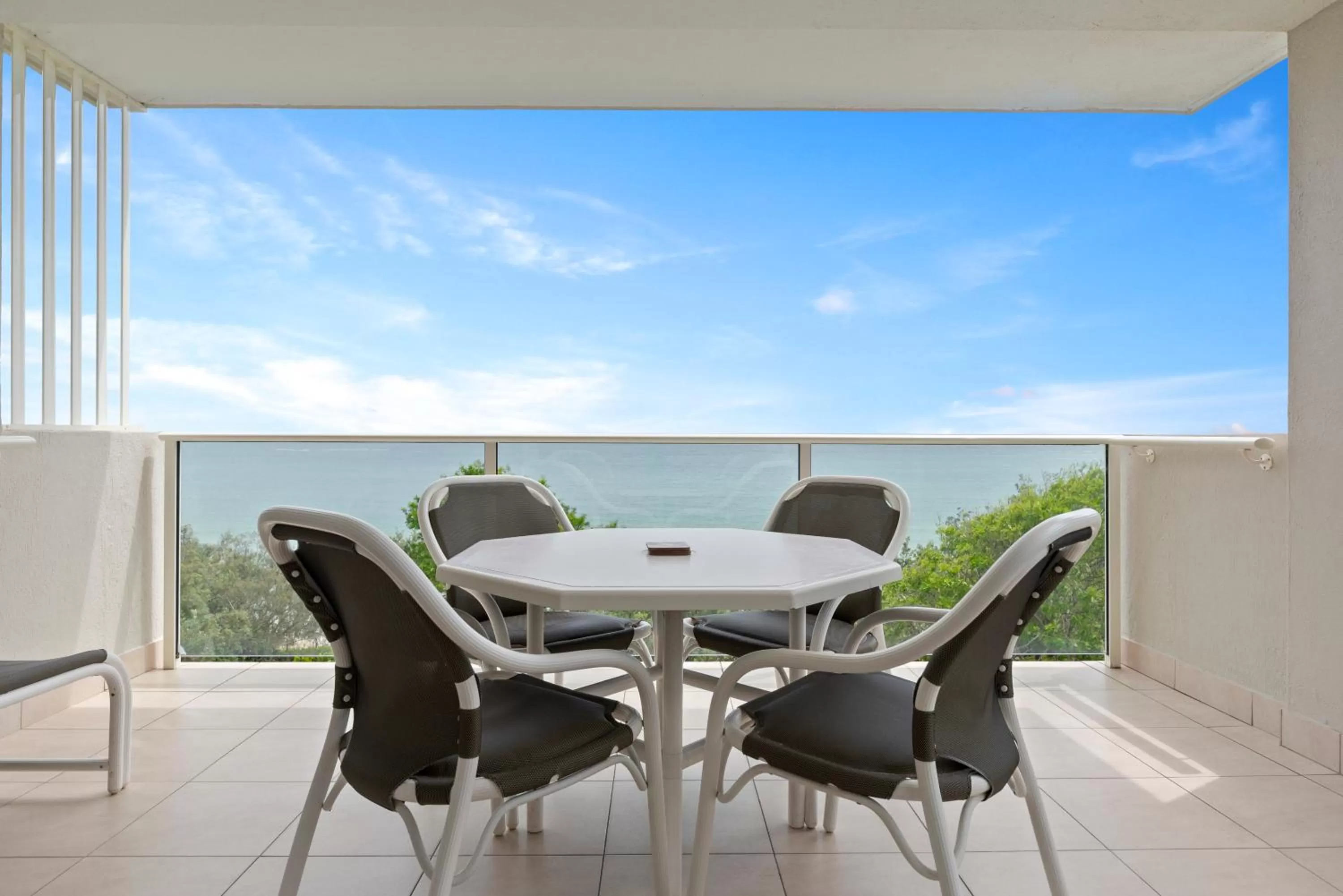 Balcony/Terrace in 84 The Spit Holiday Apartments