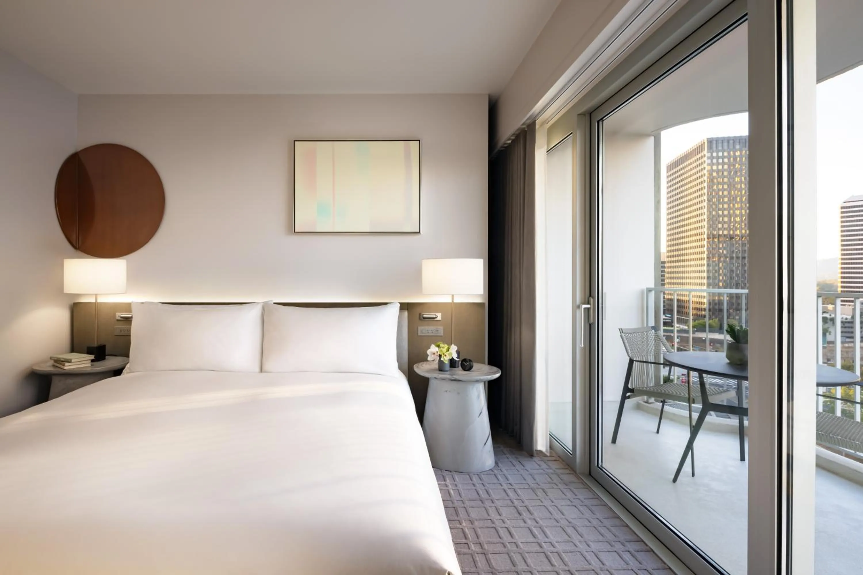 Bed in Fairmont Century Plaza Los Angeles at Beverly Hills