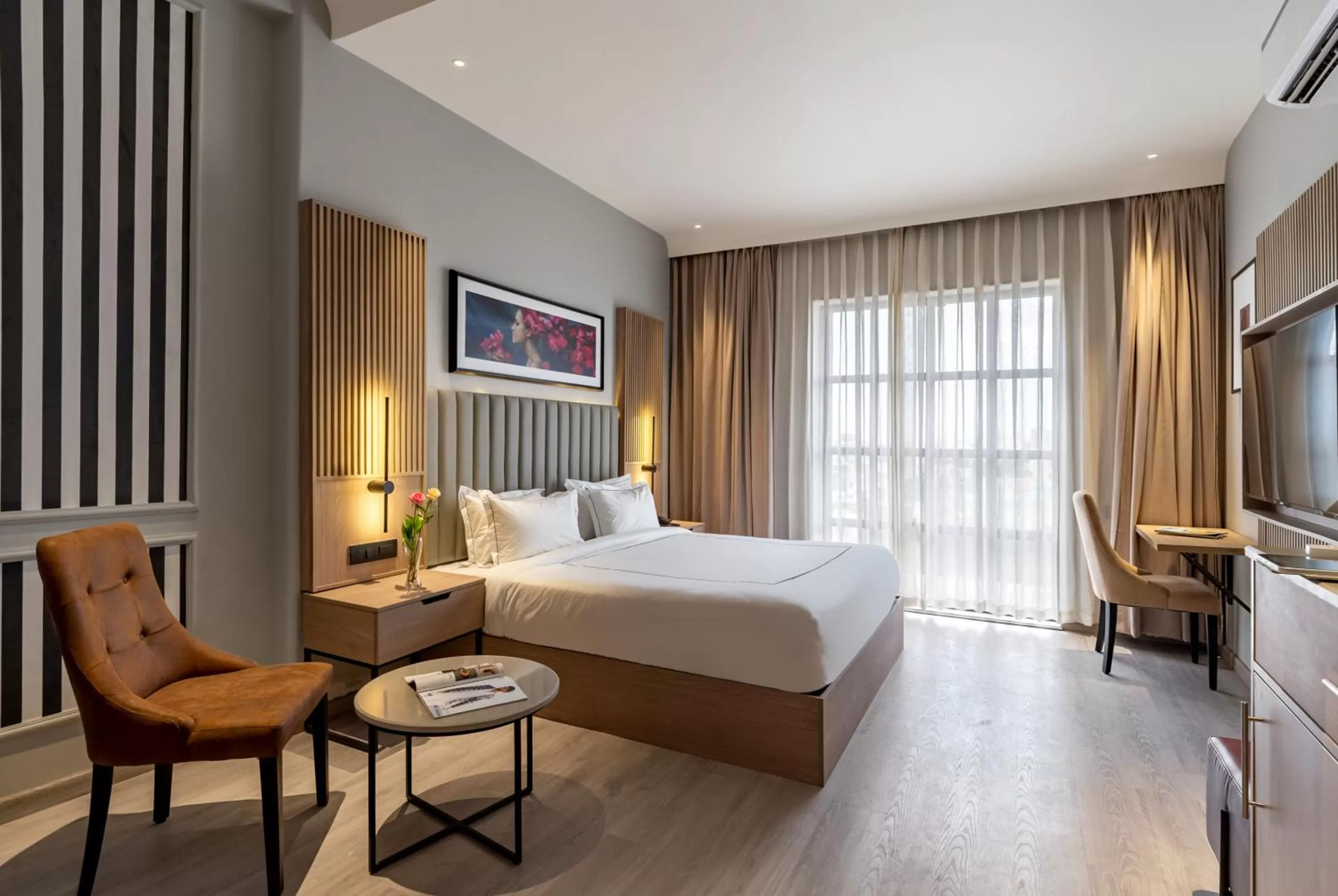 Bedroom, Bed in Downtown Prime A Premium Boutique Hotel Udaipur - My Downtown Hotels