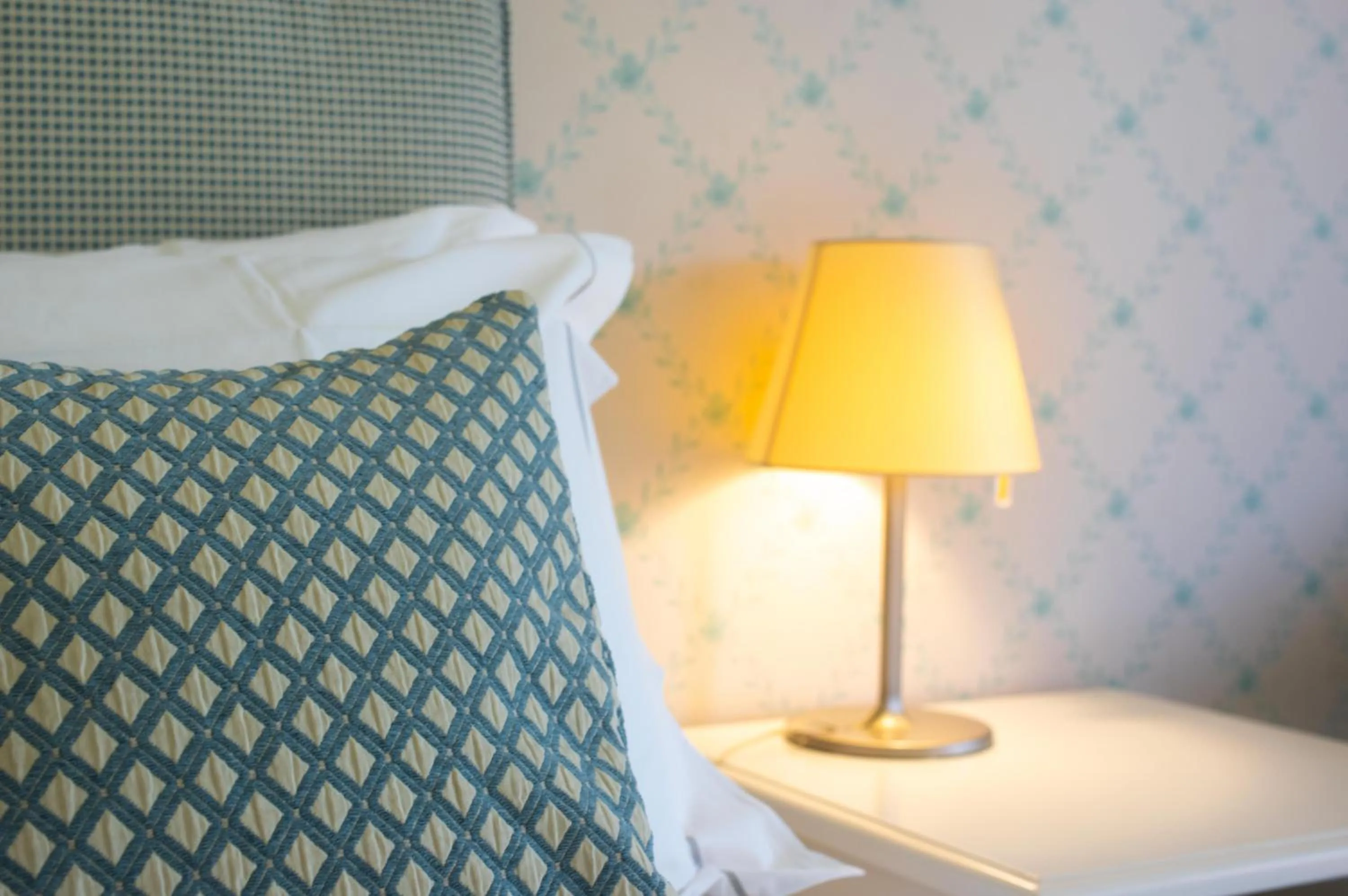 Decorative detail, Bed in Hotel Santa Gilla