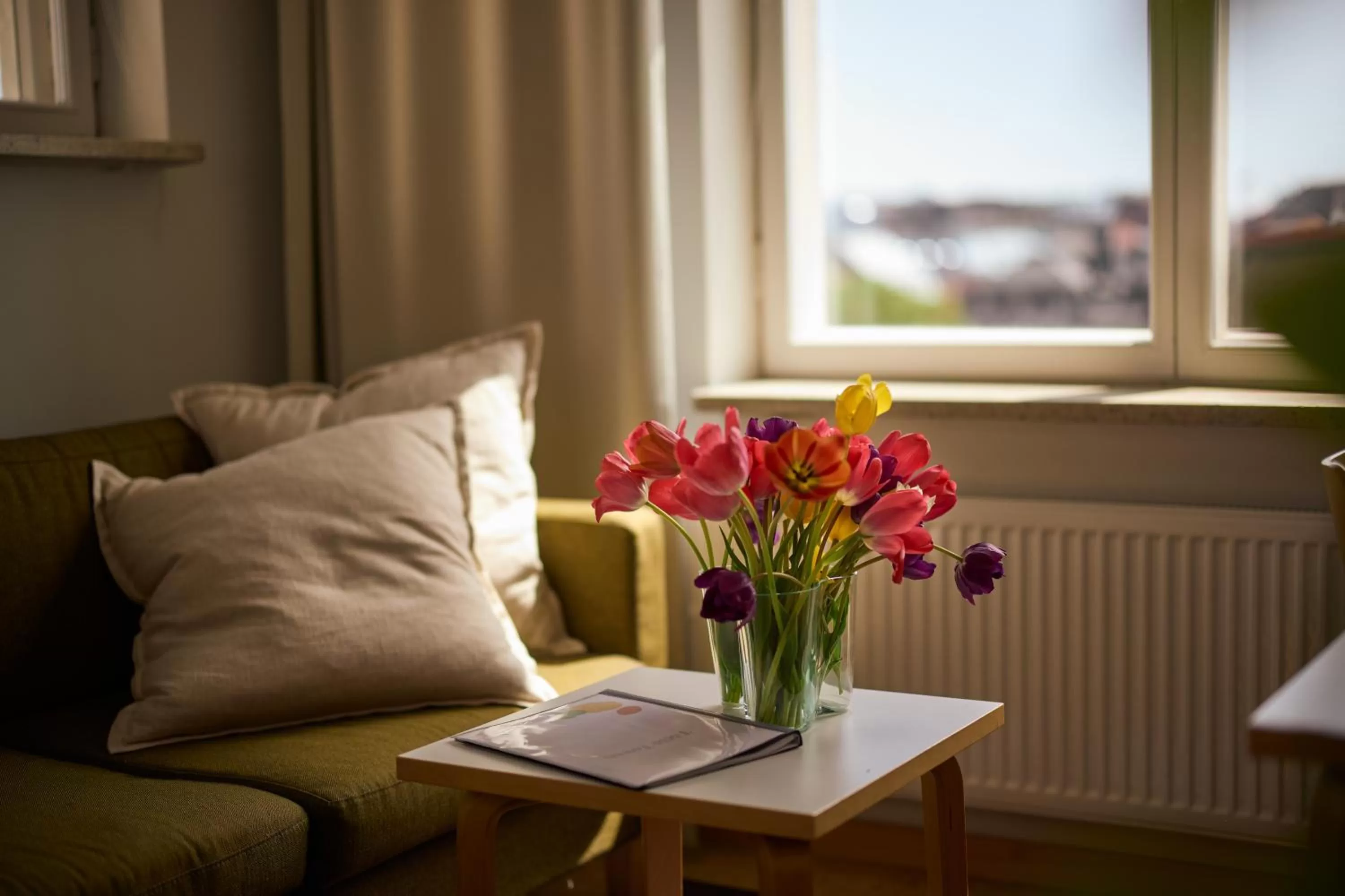 Living room in Töölö Towers