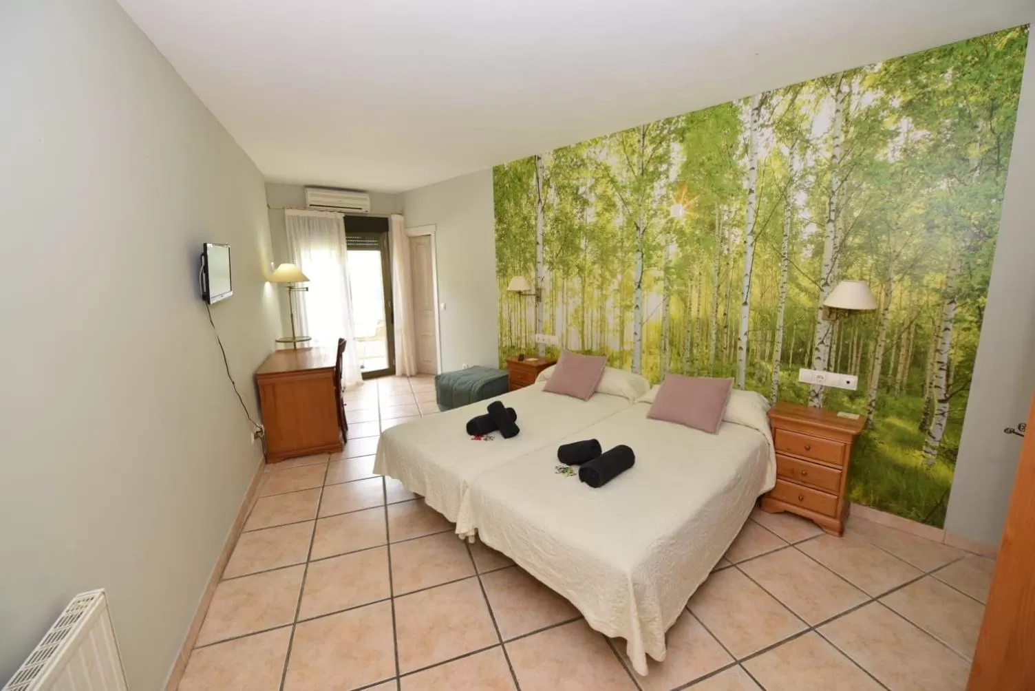 Bed in Hotel Rural el Castillo