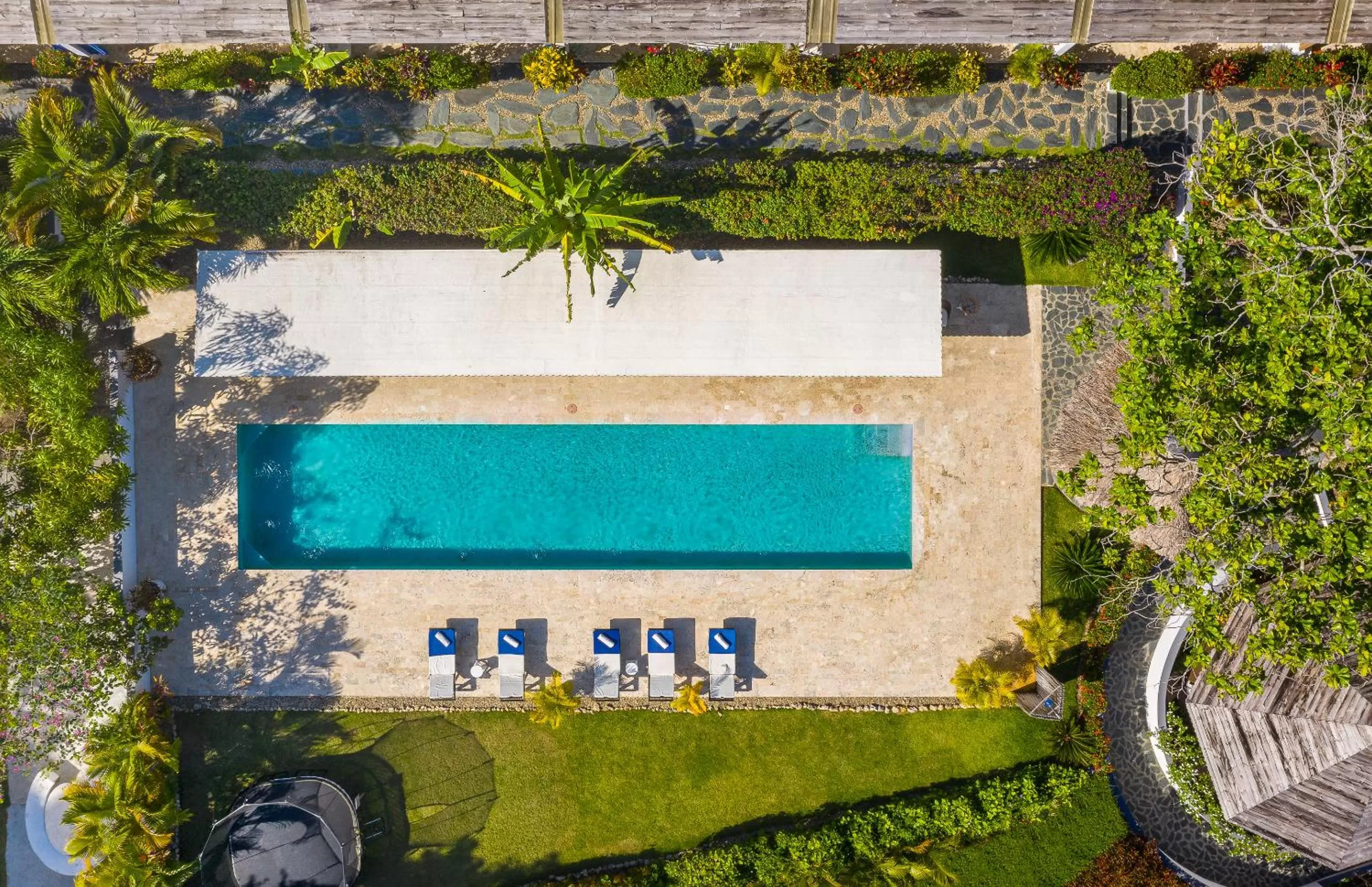 Bird's eye view in El Encuentro Surf Lodge
