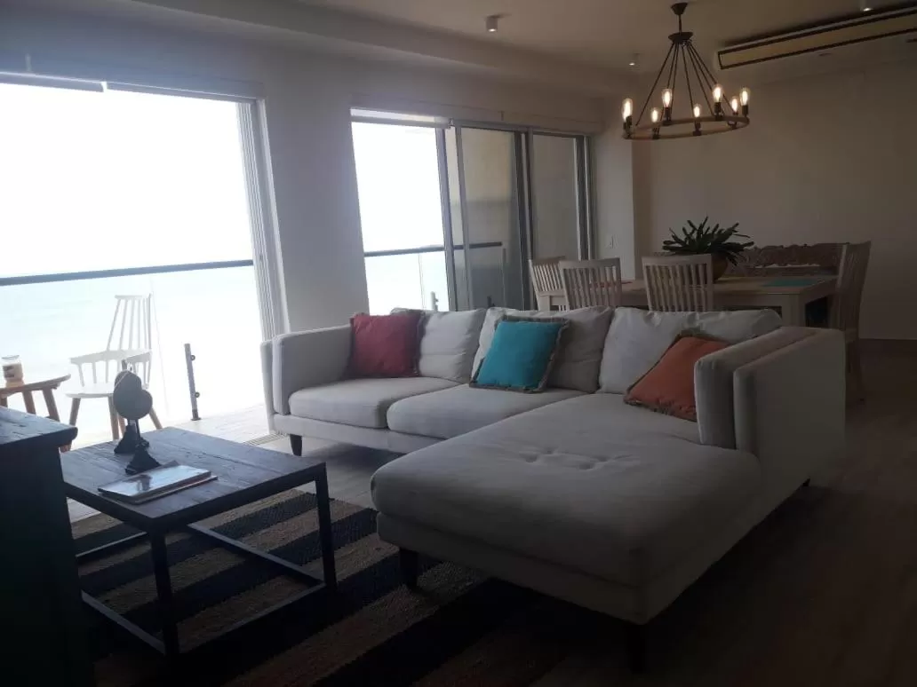 Living room, Seating Area in Playa Caracol Residences