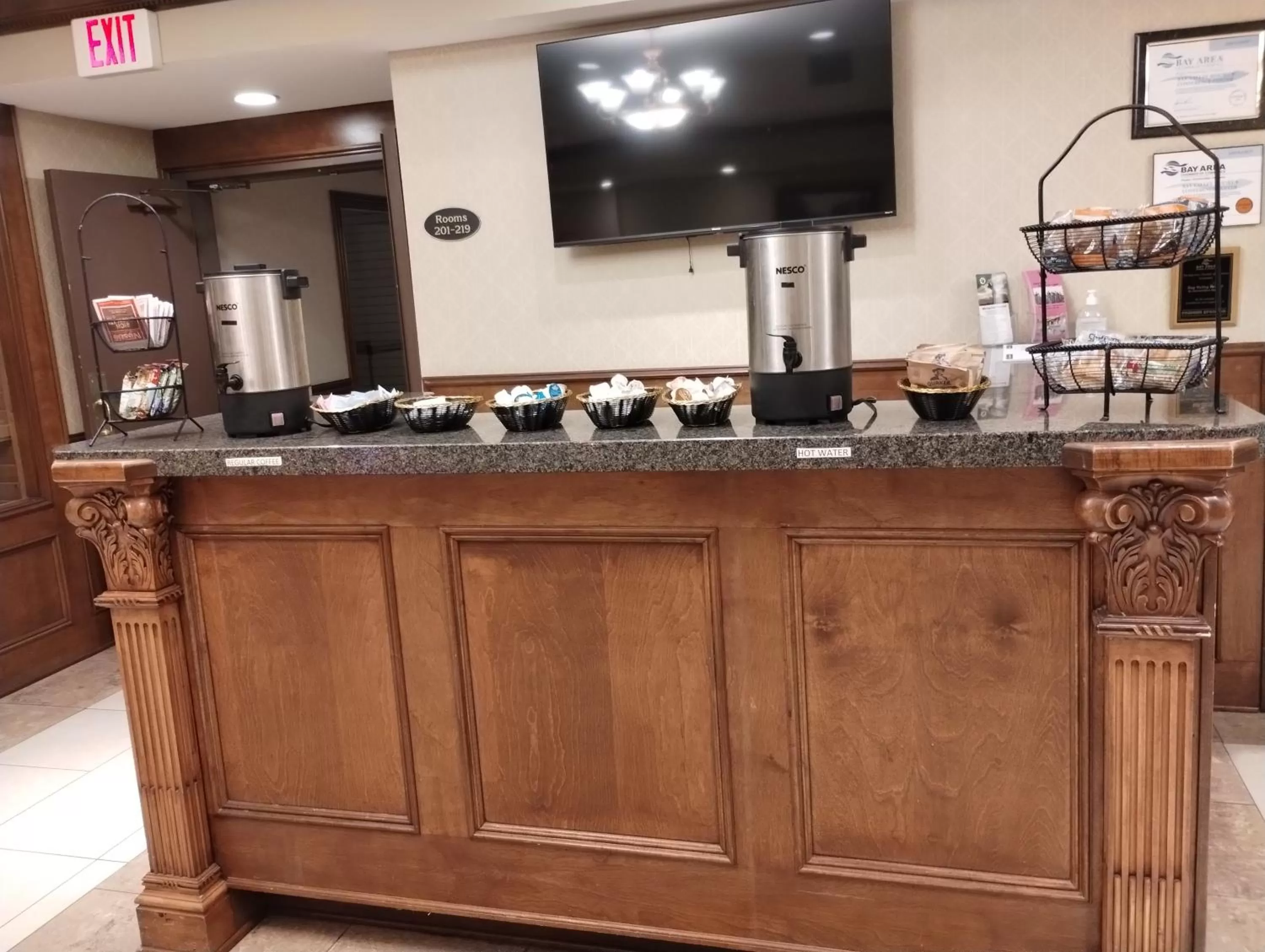 Coffee/tea facilities, Lobby/Reception in Bay Valley Resort