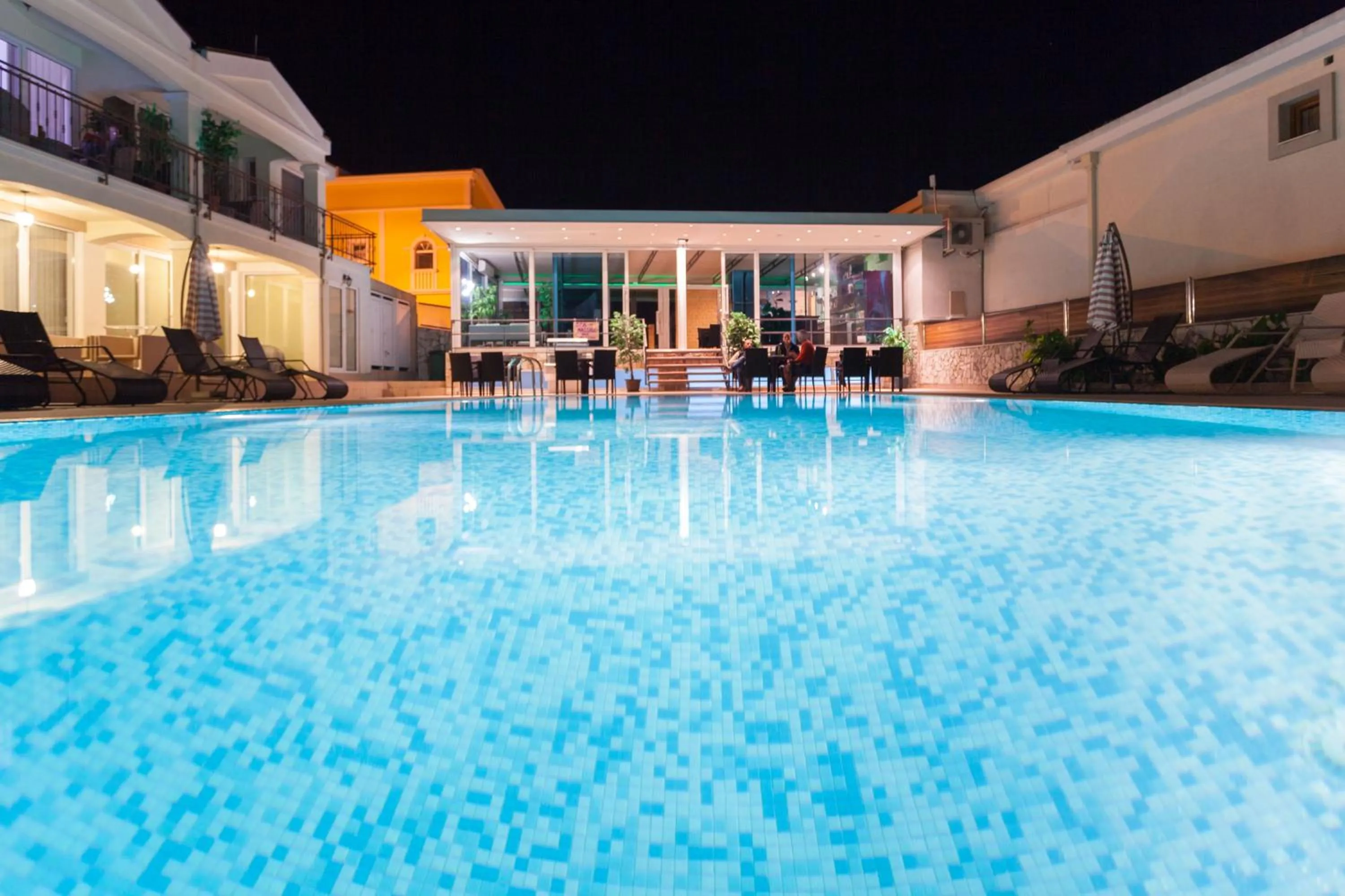 Pool view in Spa Resort Bečići