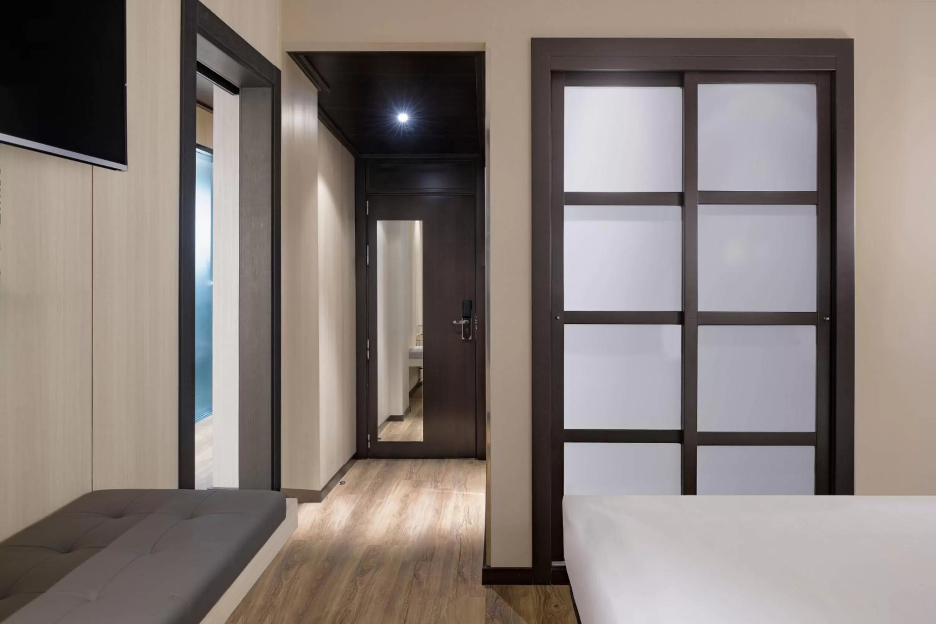 Bedroom, Bed in AC Hotel Valencia by Marriott