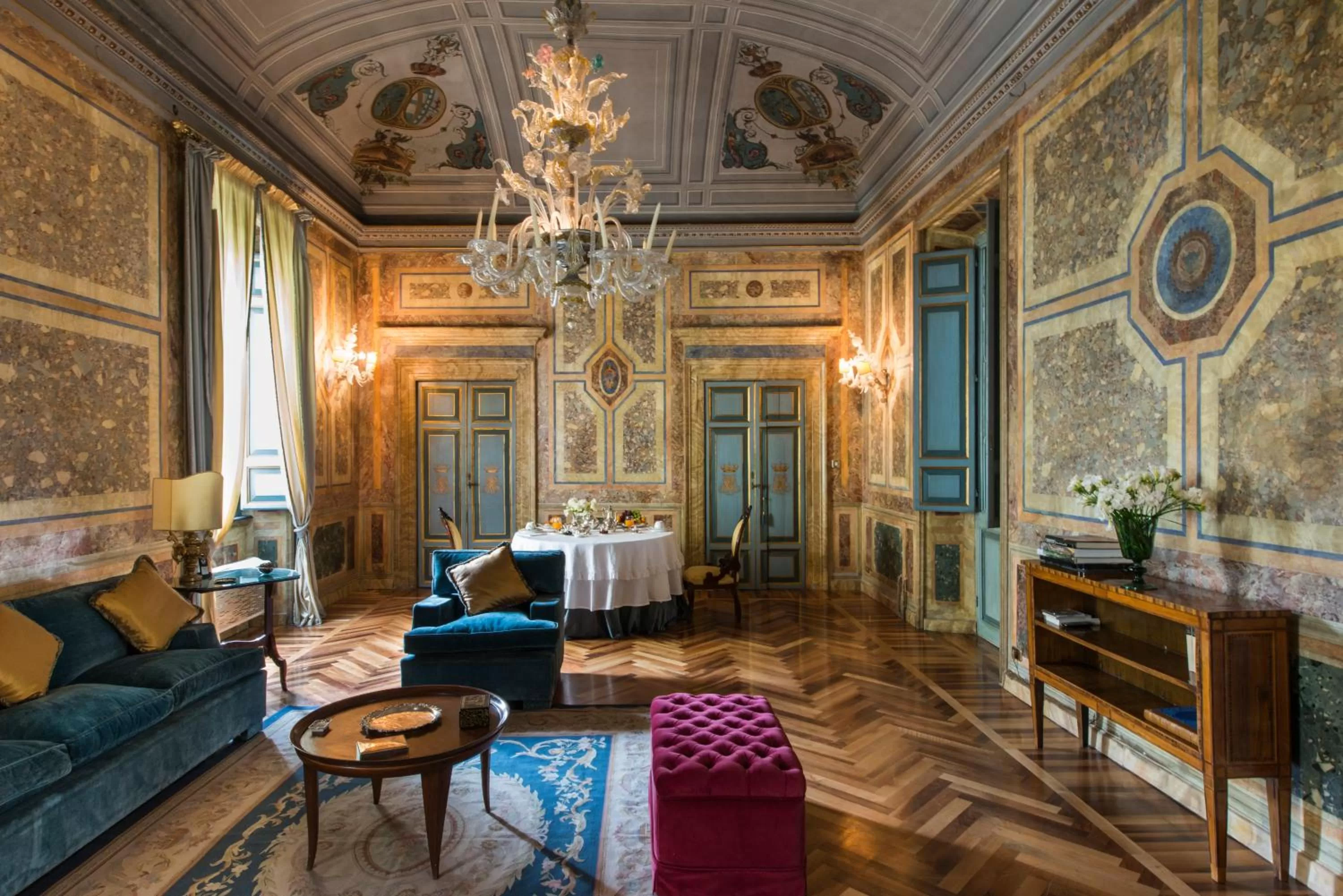 Living room in Residenza Ruspoli Bonaparte