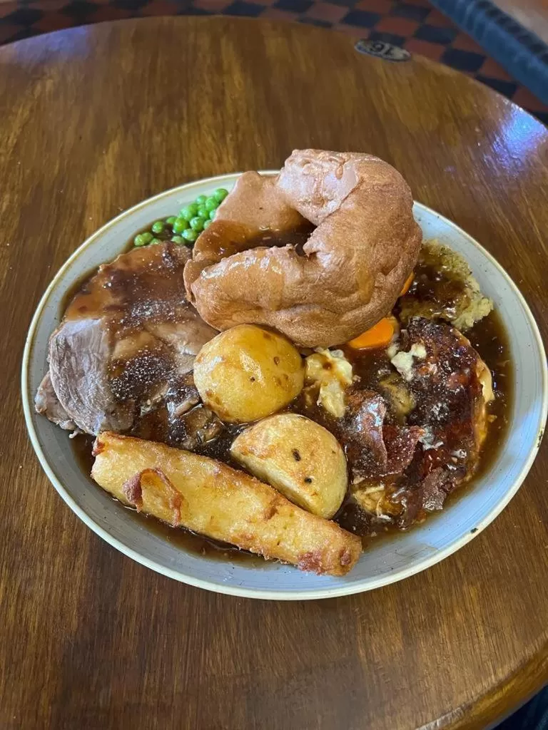 Food and drinks in The Black Horse Inn