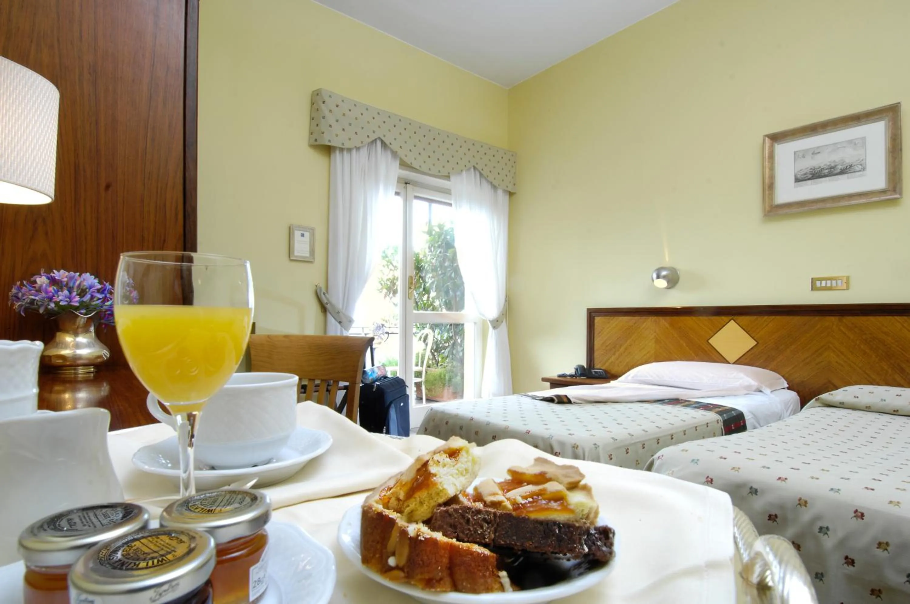 City view, Bed in Hotel Cacciani