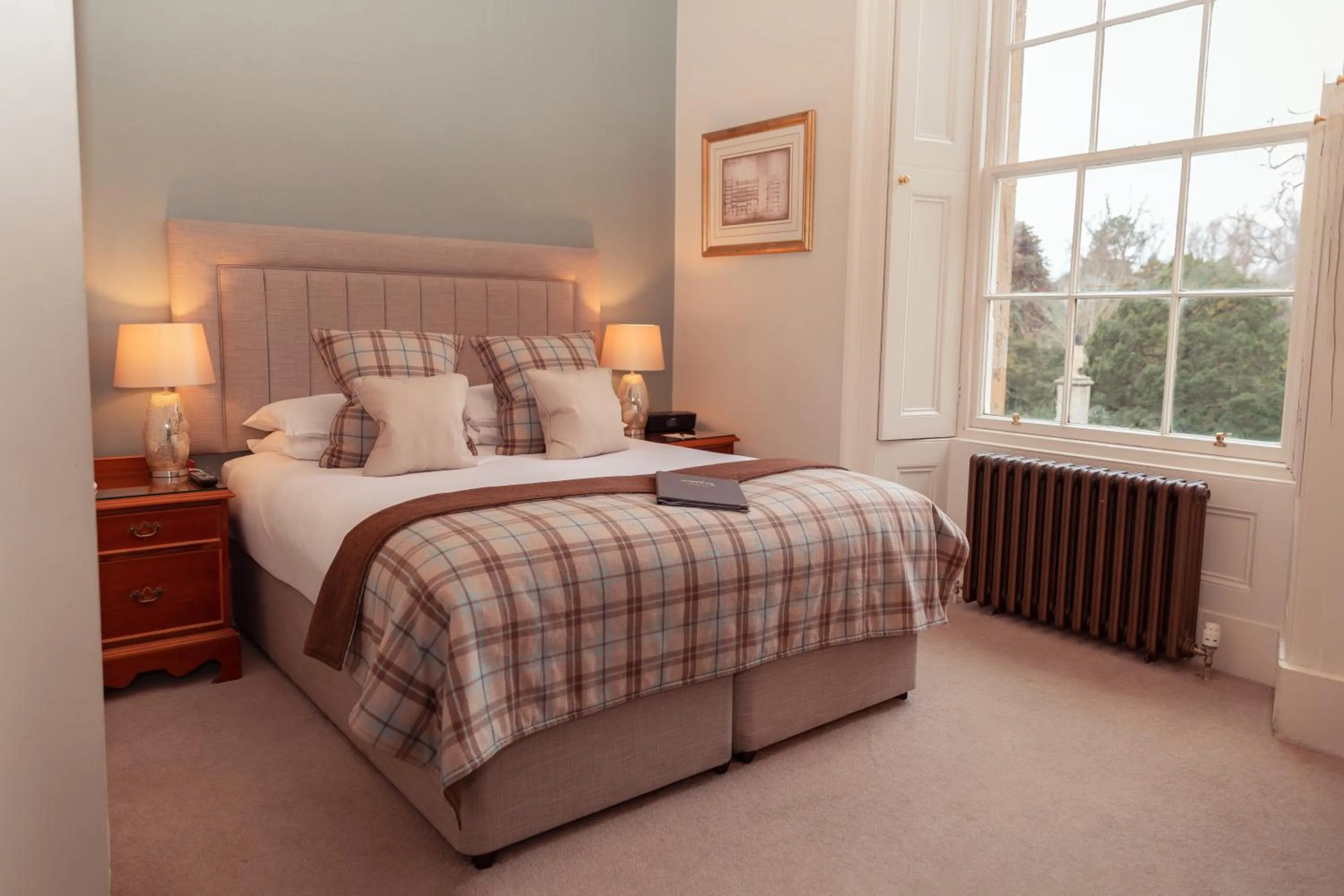 Bedroom, Bed in Carberry Tower Mansion House and Estate