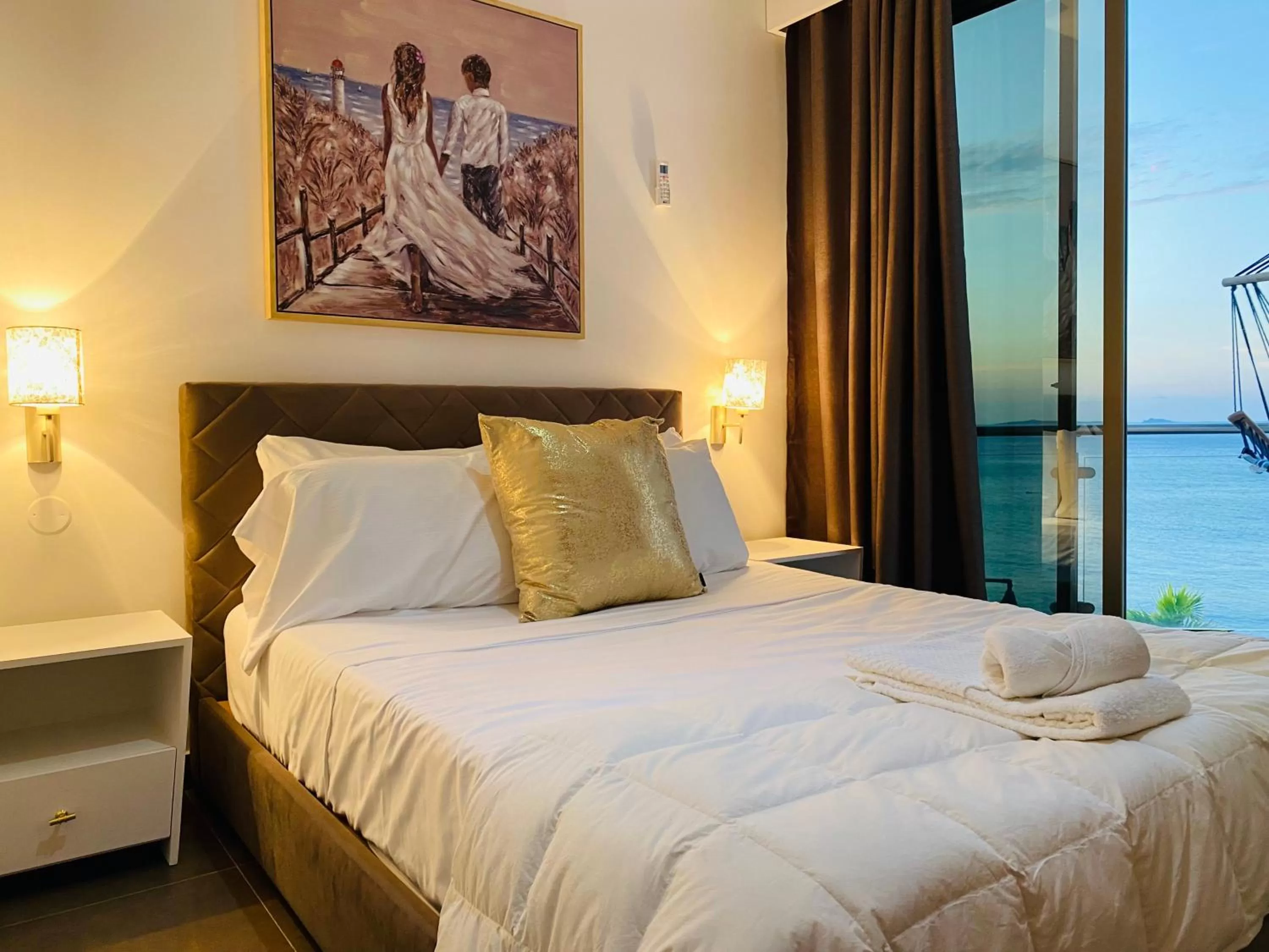 Bed in Fogo Boutique Hotel