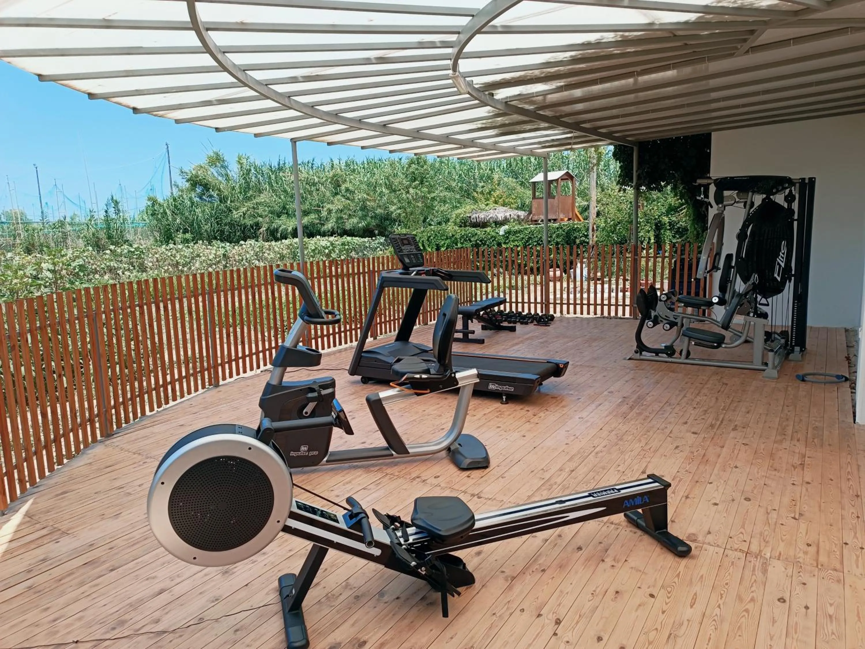Fitness centre/facilities in May Beach Hotel