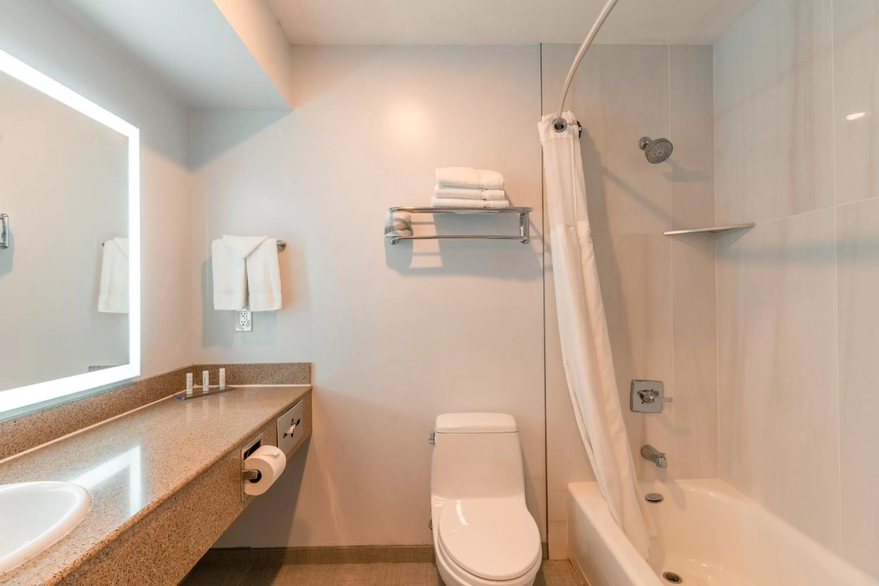 Bathroom in Hotel Aluxor SFO, Sapphire Boutique Collection