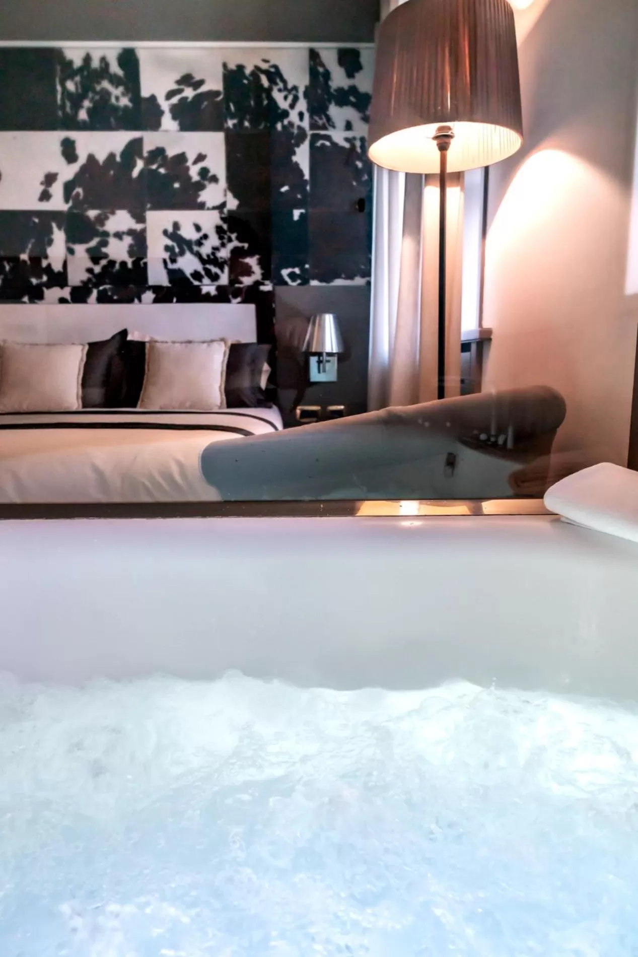 Bedroom in Ambra Cortina Luxury&Fashion Hotel