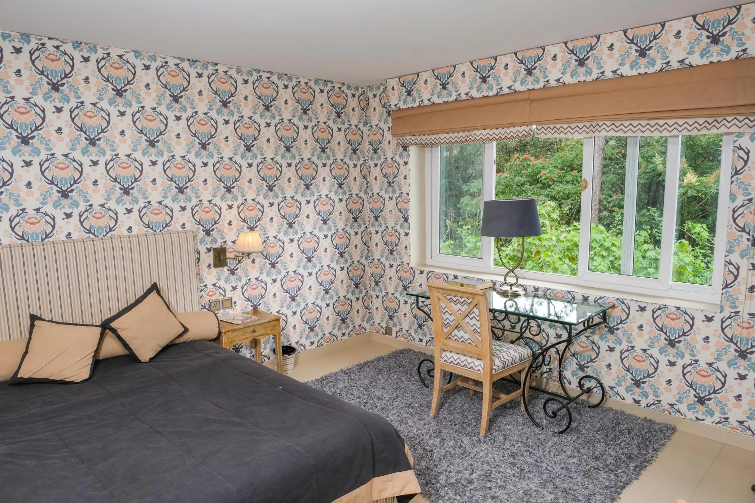 Living room, Bed in Binh An Village Resort