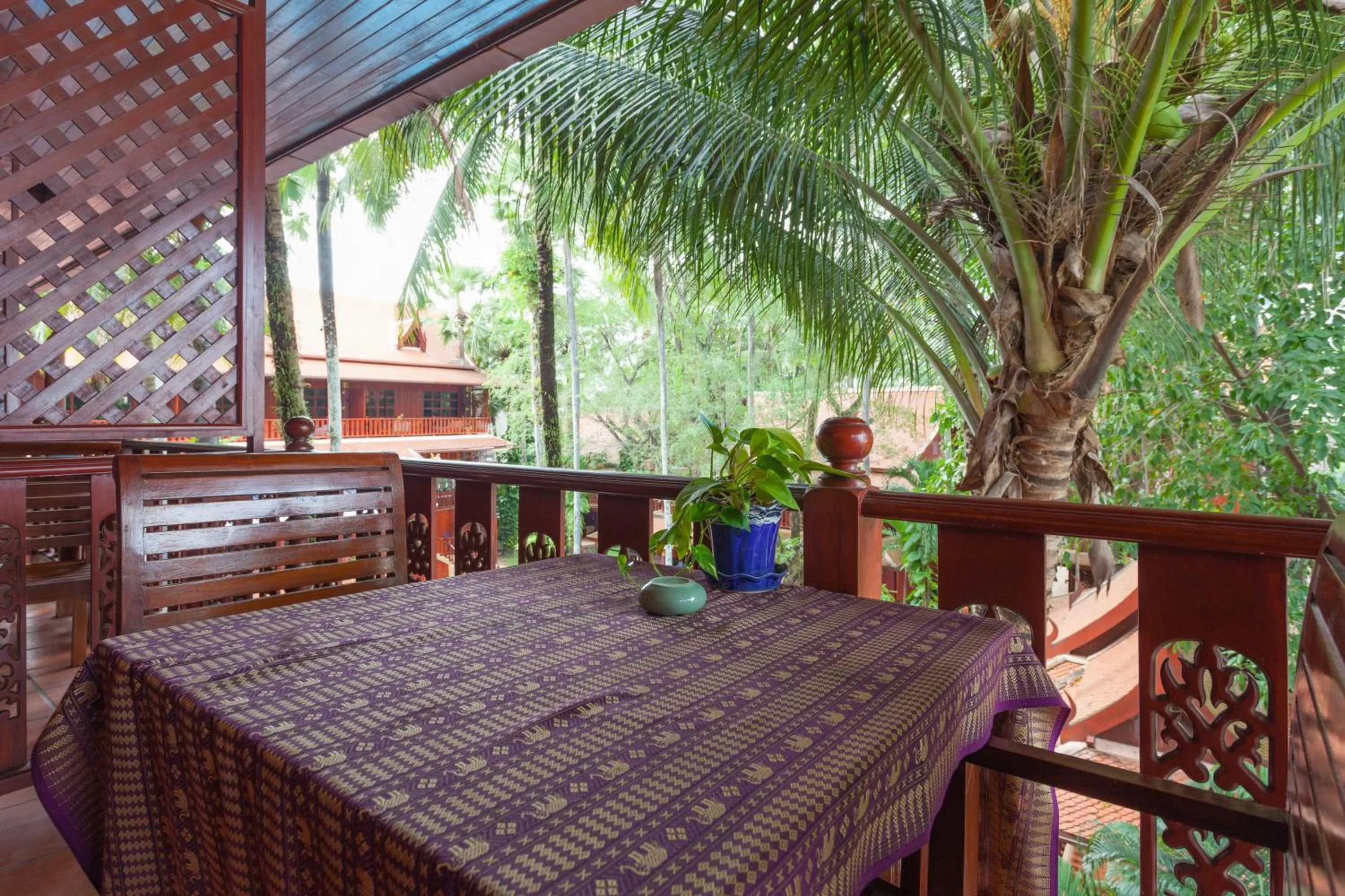 Balcony/Terrace in Royal Phawadee Village Patong - 2 Minutes walk to the beach