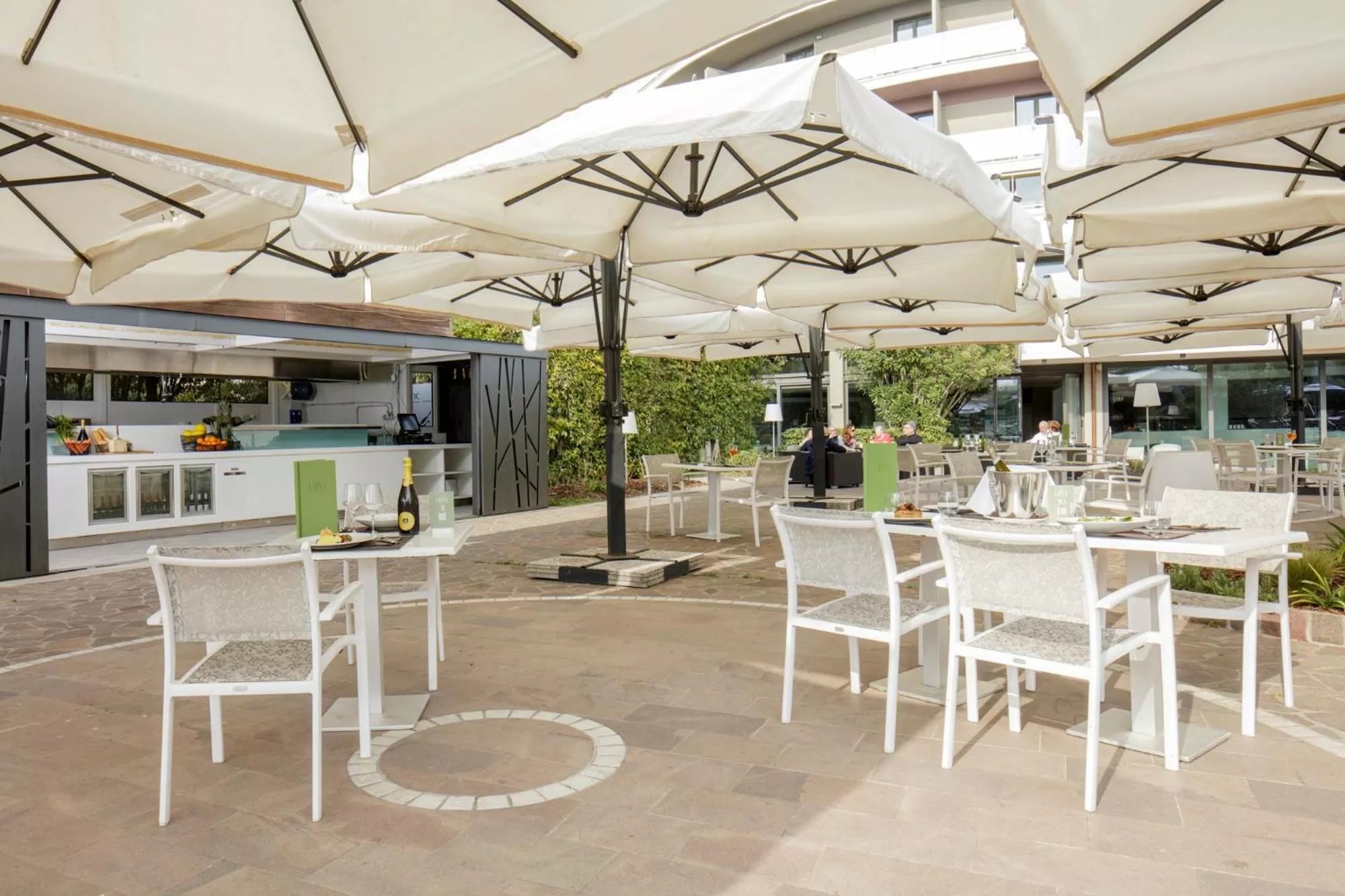 Patio in Galzignano Resort Terme & Golf - Hotel Majestic