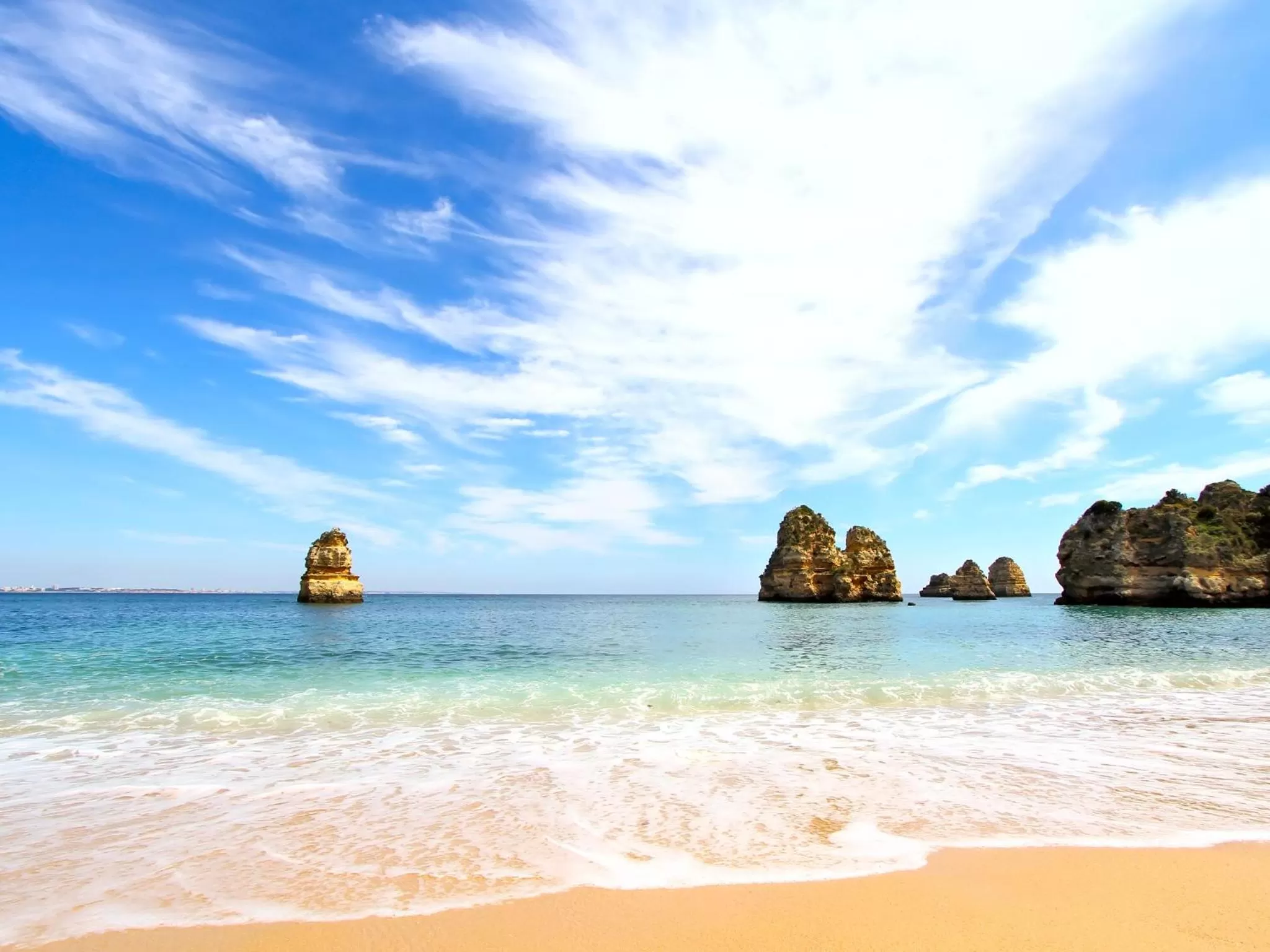 Beach in Dom Pedro Marina