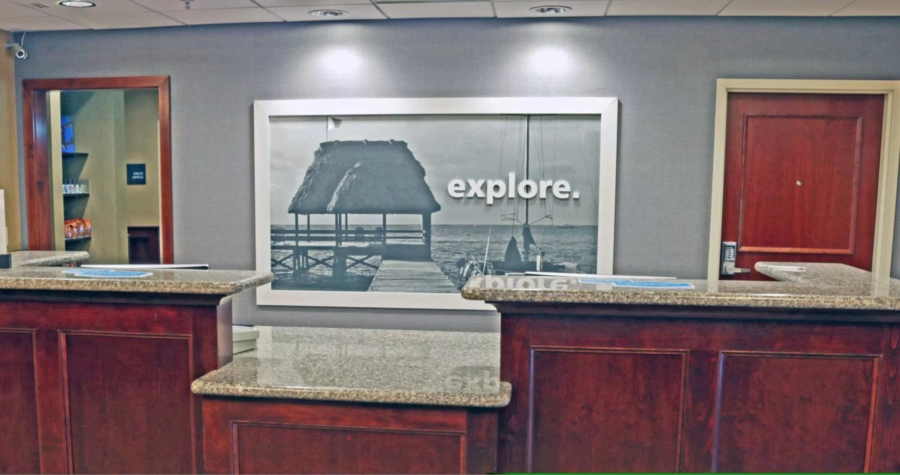 Lobby or reception in Hampton Inn & Suites Norfolk-Airport