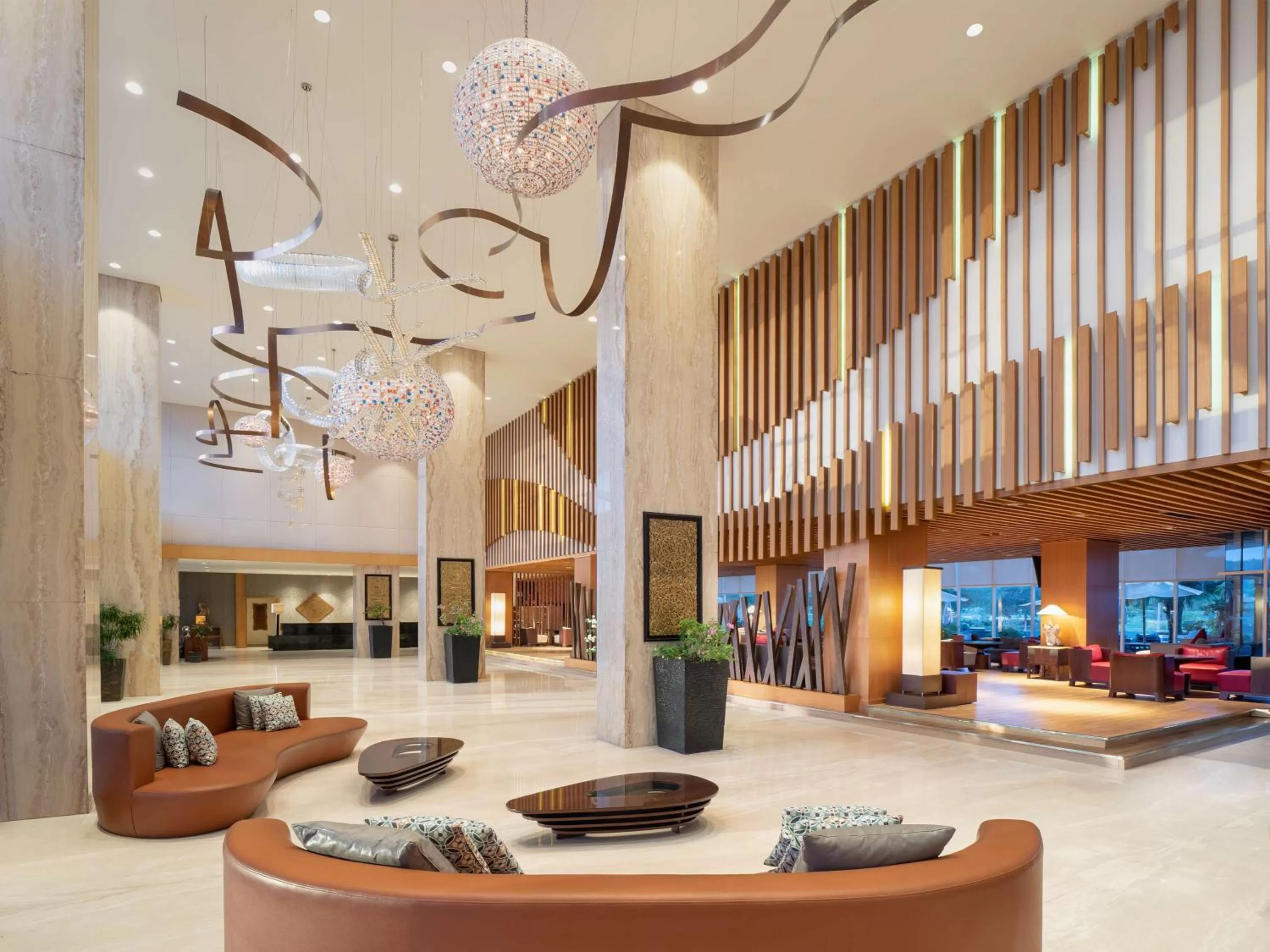 Lobby or reception in Radisson Golf & Convention Center Batam