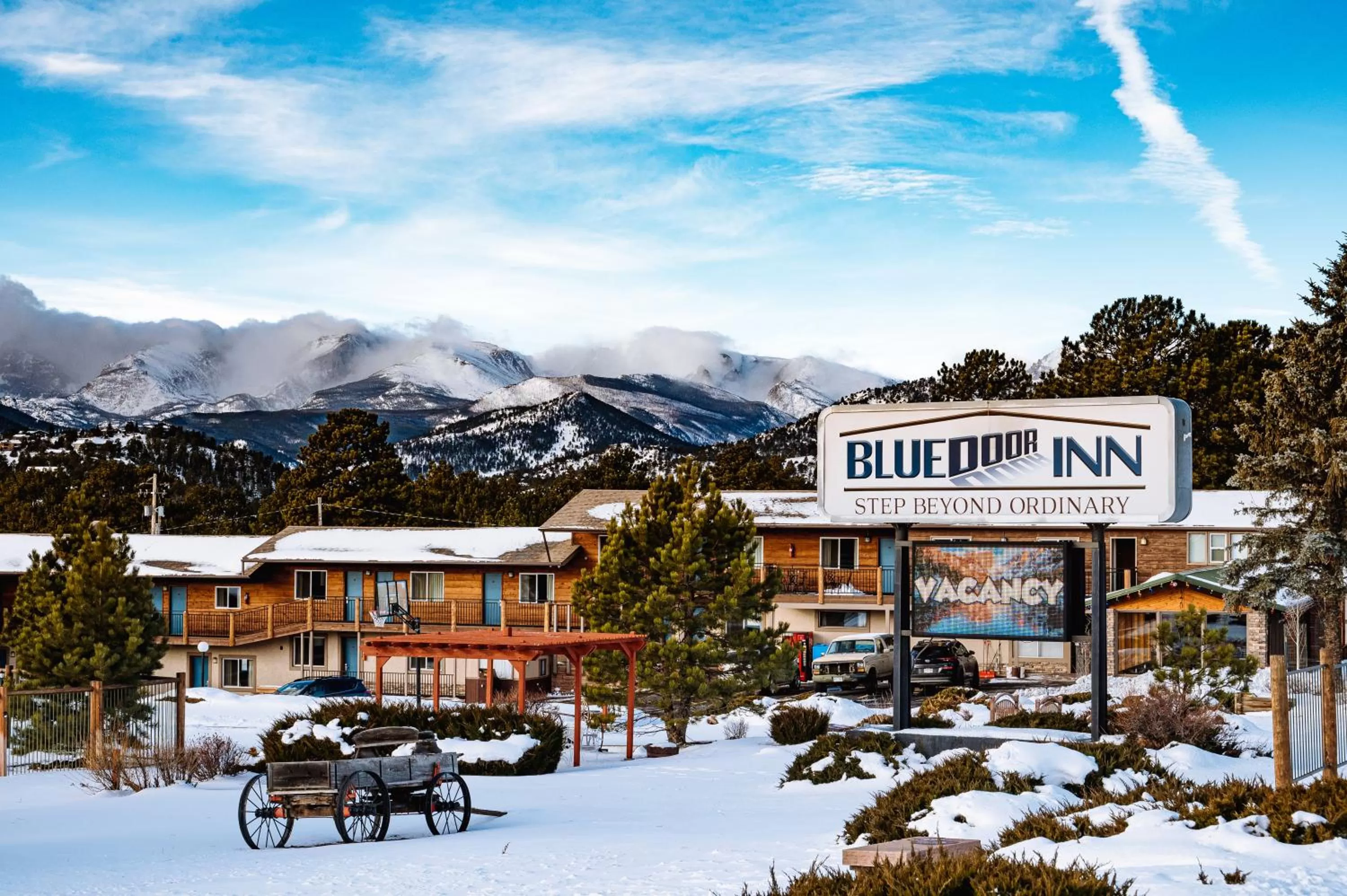 Property building in Blue Door Inn