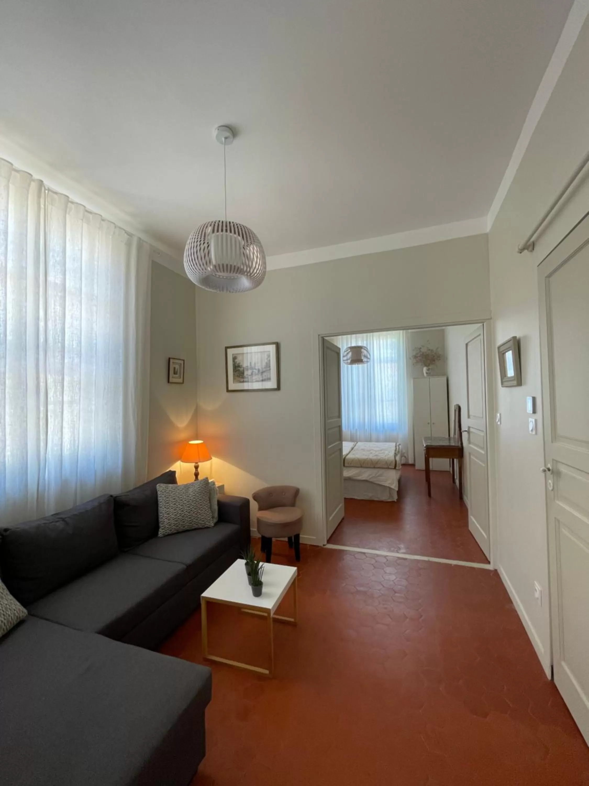 Living room, Seating Area in La villa des Amandiers