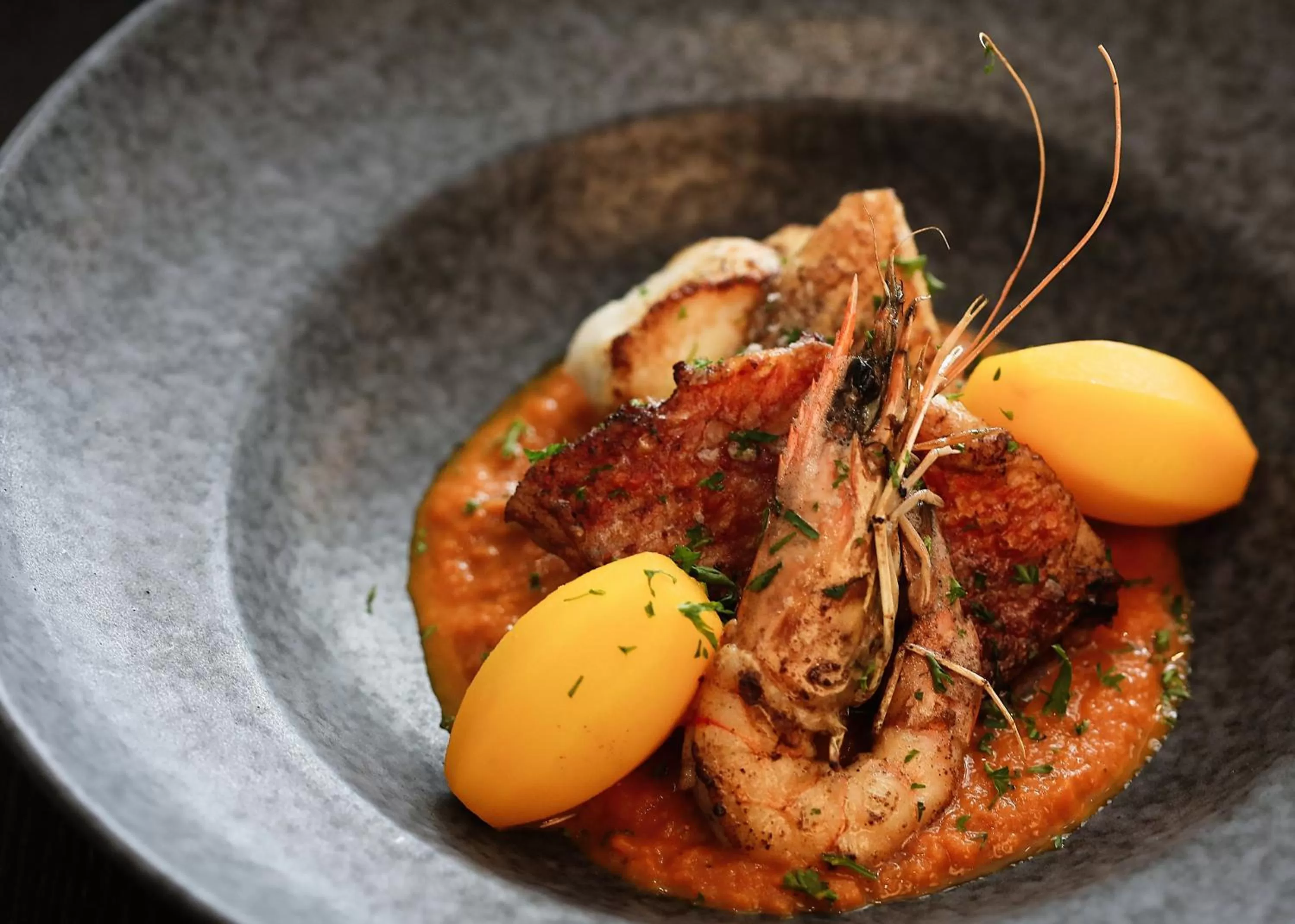 Food close-up in Hotel du Vin Cheltenham