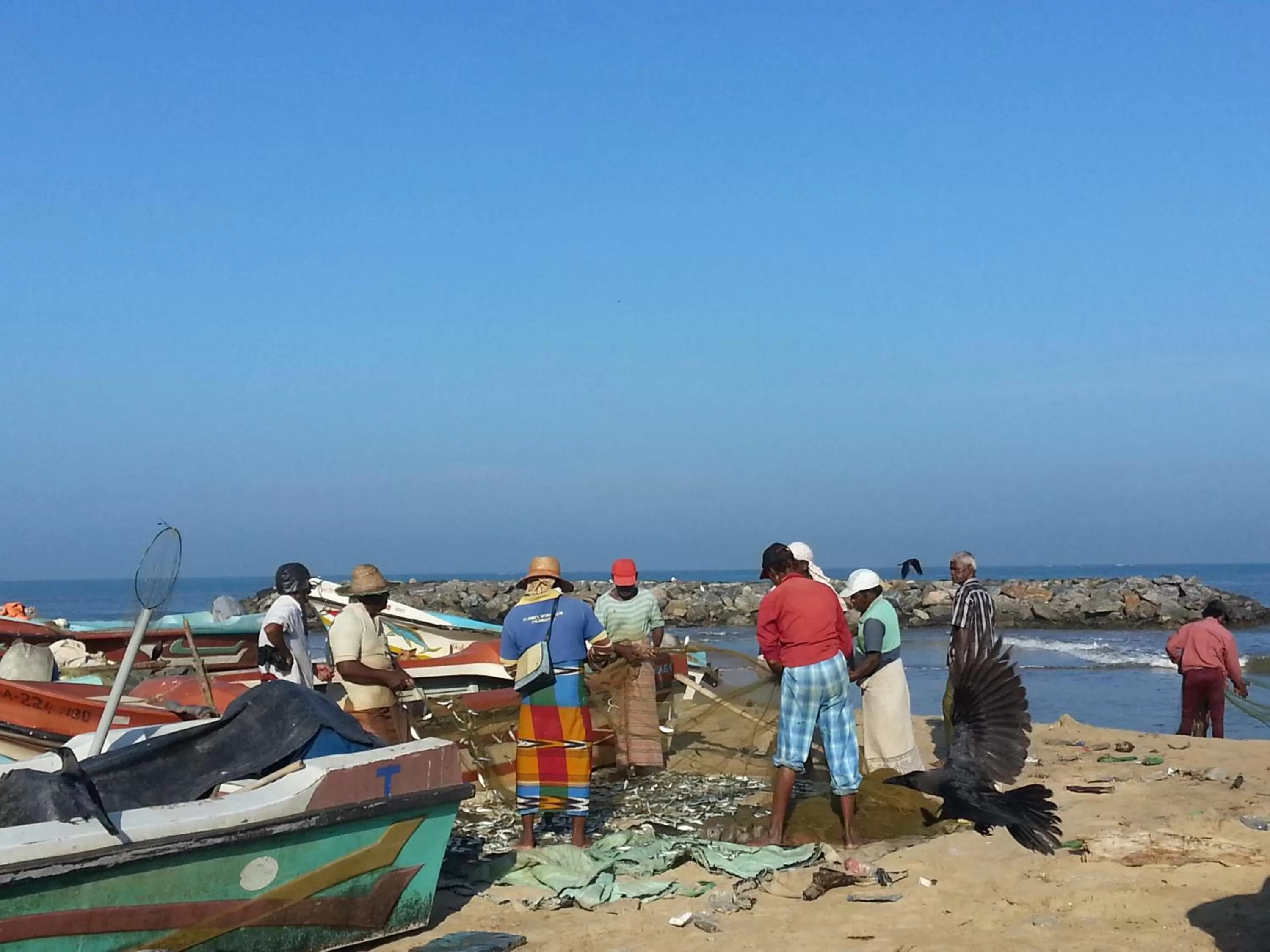 Fishing, Beach in Green Wood Villa Negombo