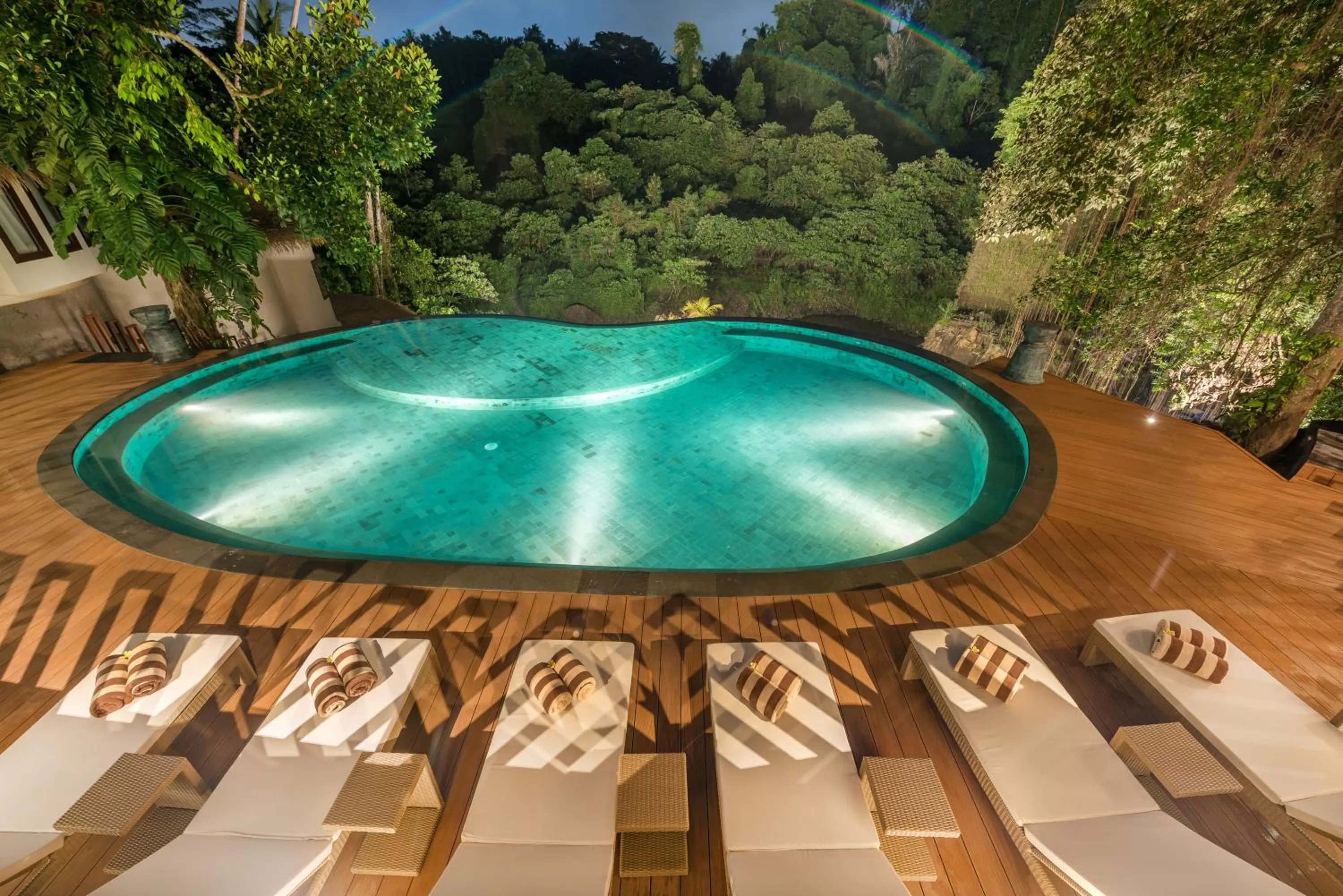 Swimming pool in tanadewa Resort Ubud Bali by Cross Collection