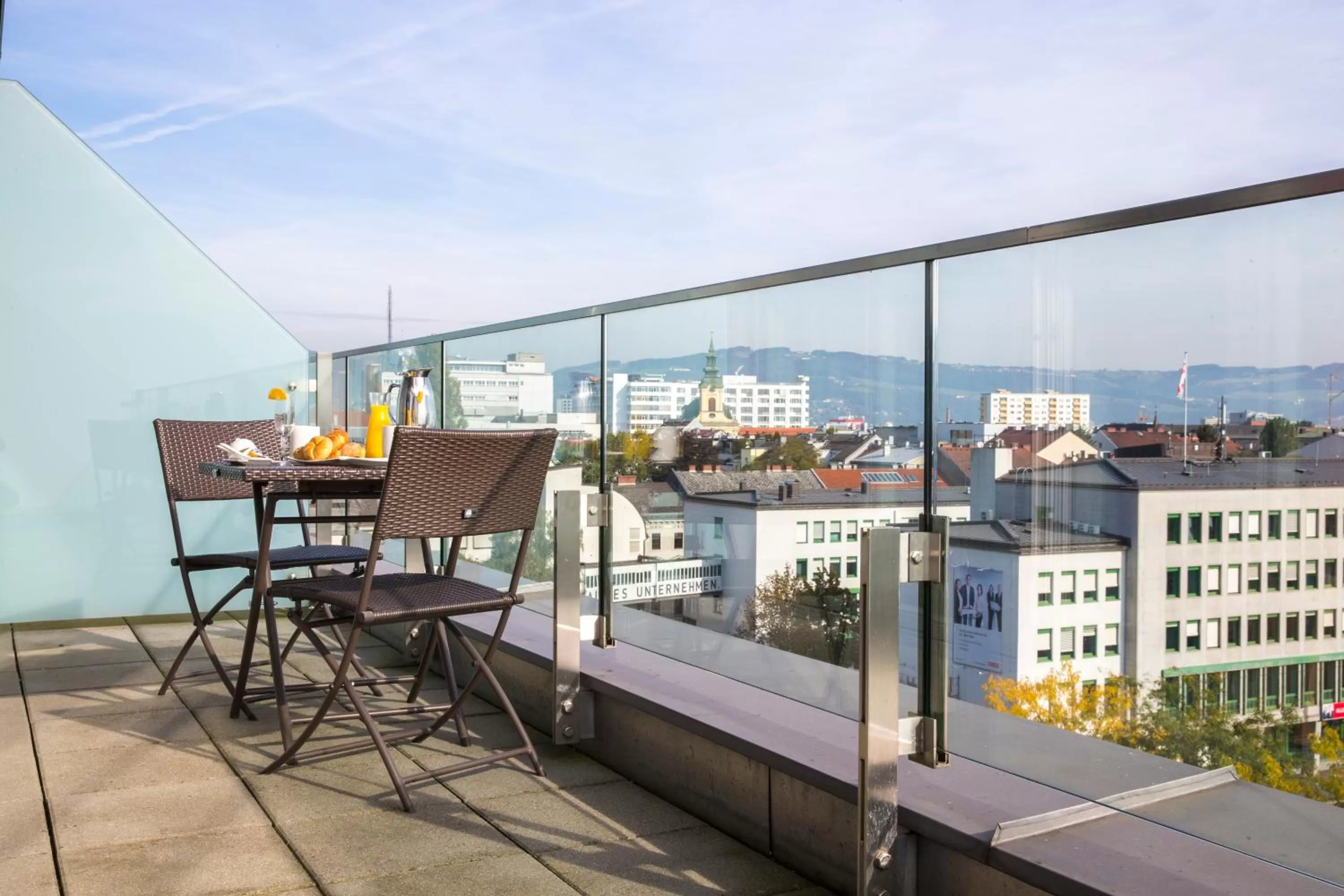 Balcony/Terrace in Park Inn by Radisson Linz