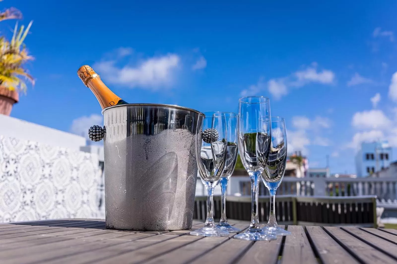 Patio in Navona Studios