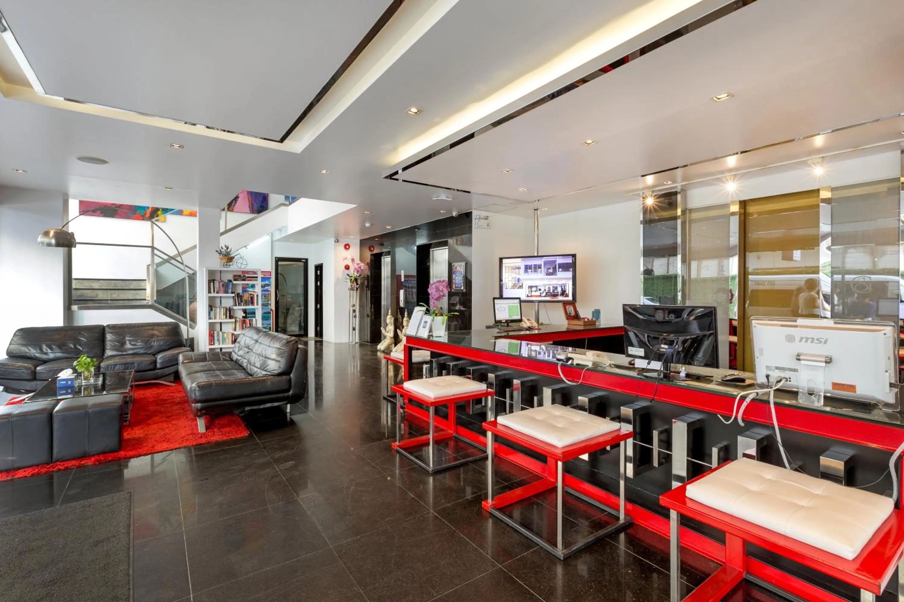 Lobby or reception in Grand Sunset Hotel Phuket