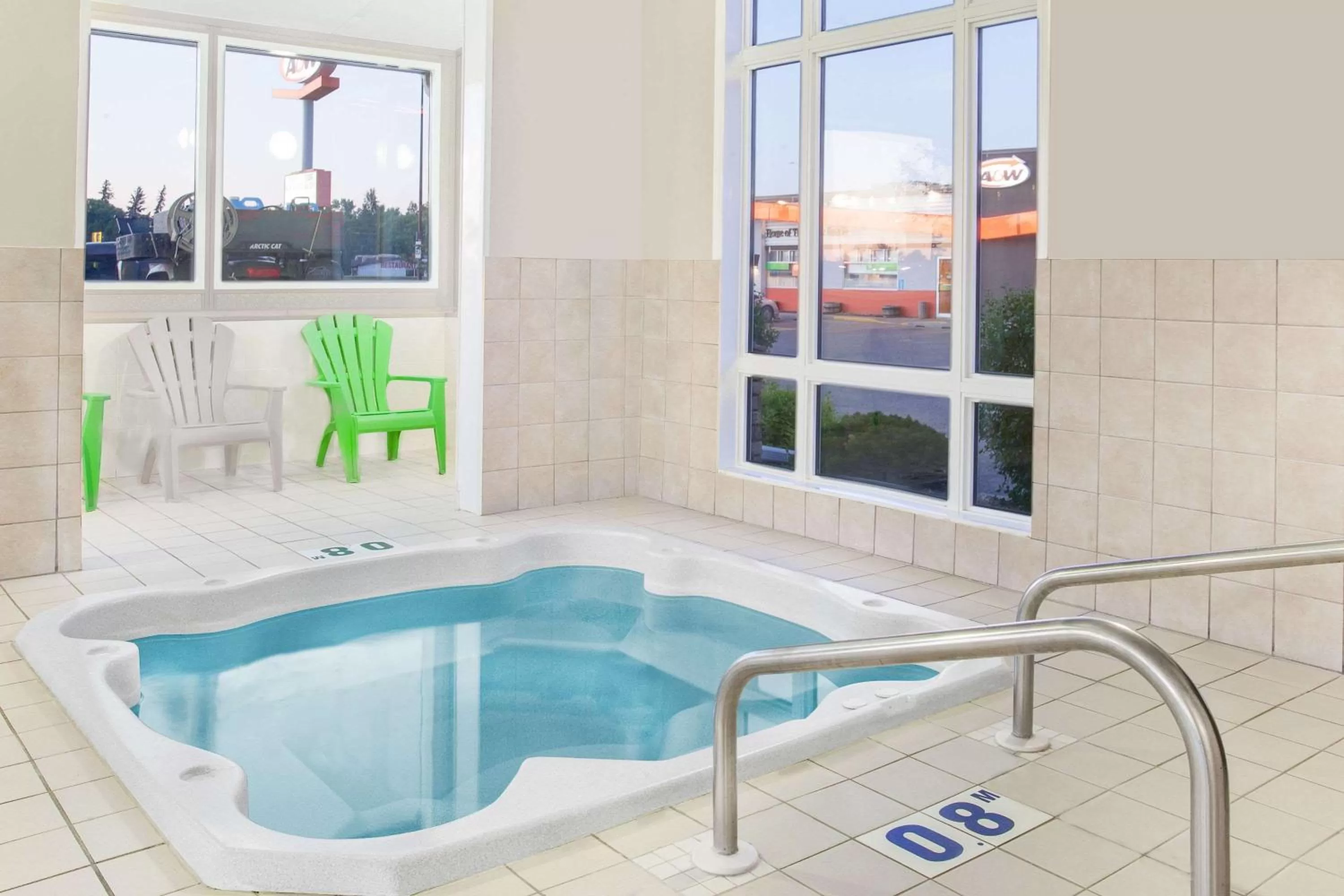 Hot Tub in Super 8 by Wyndham Brandon MB