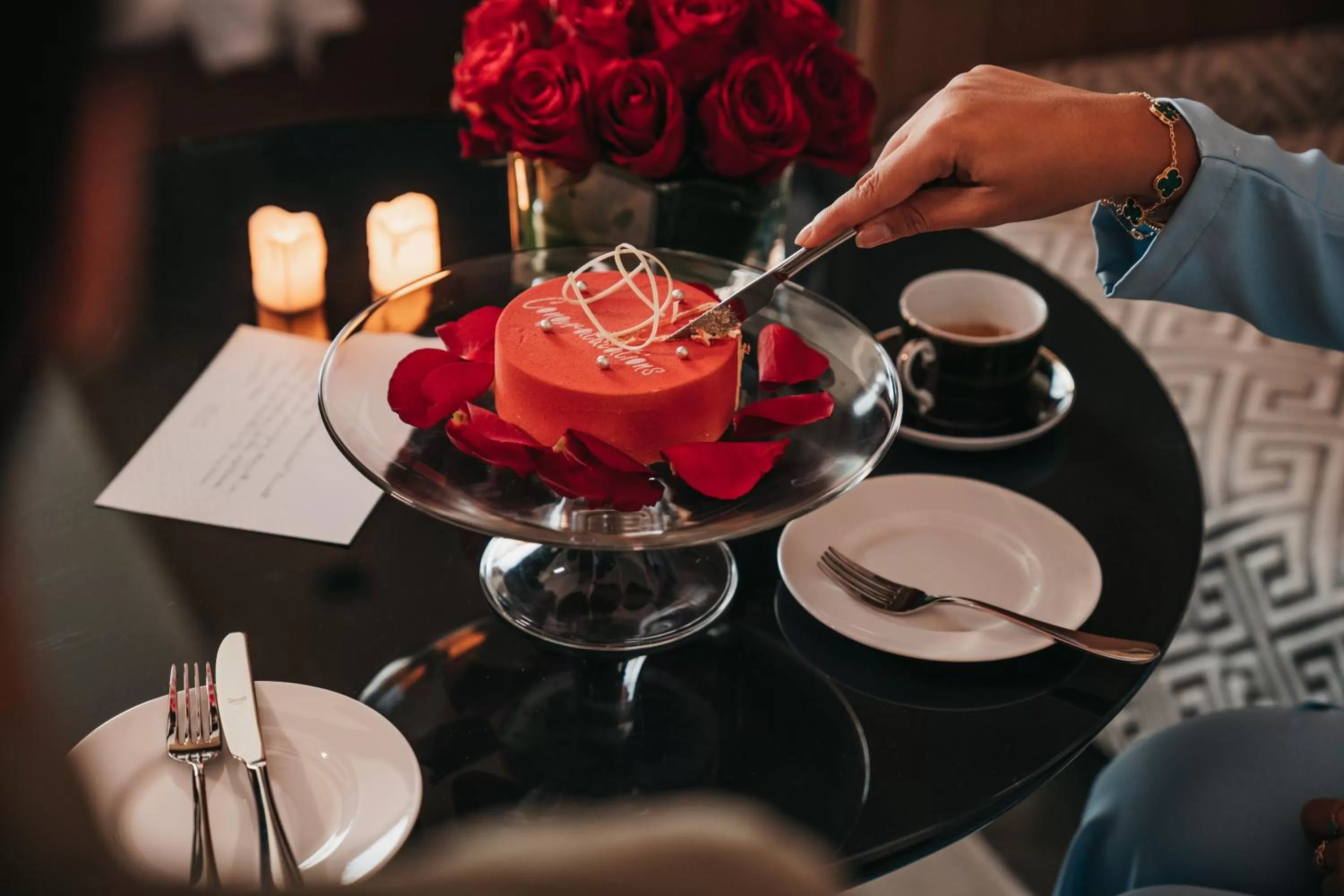 room service in Four Seasons Hotel Kuwait at Burj Alshaya