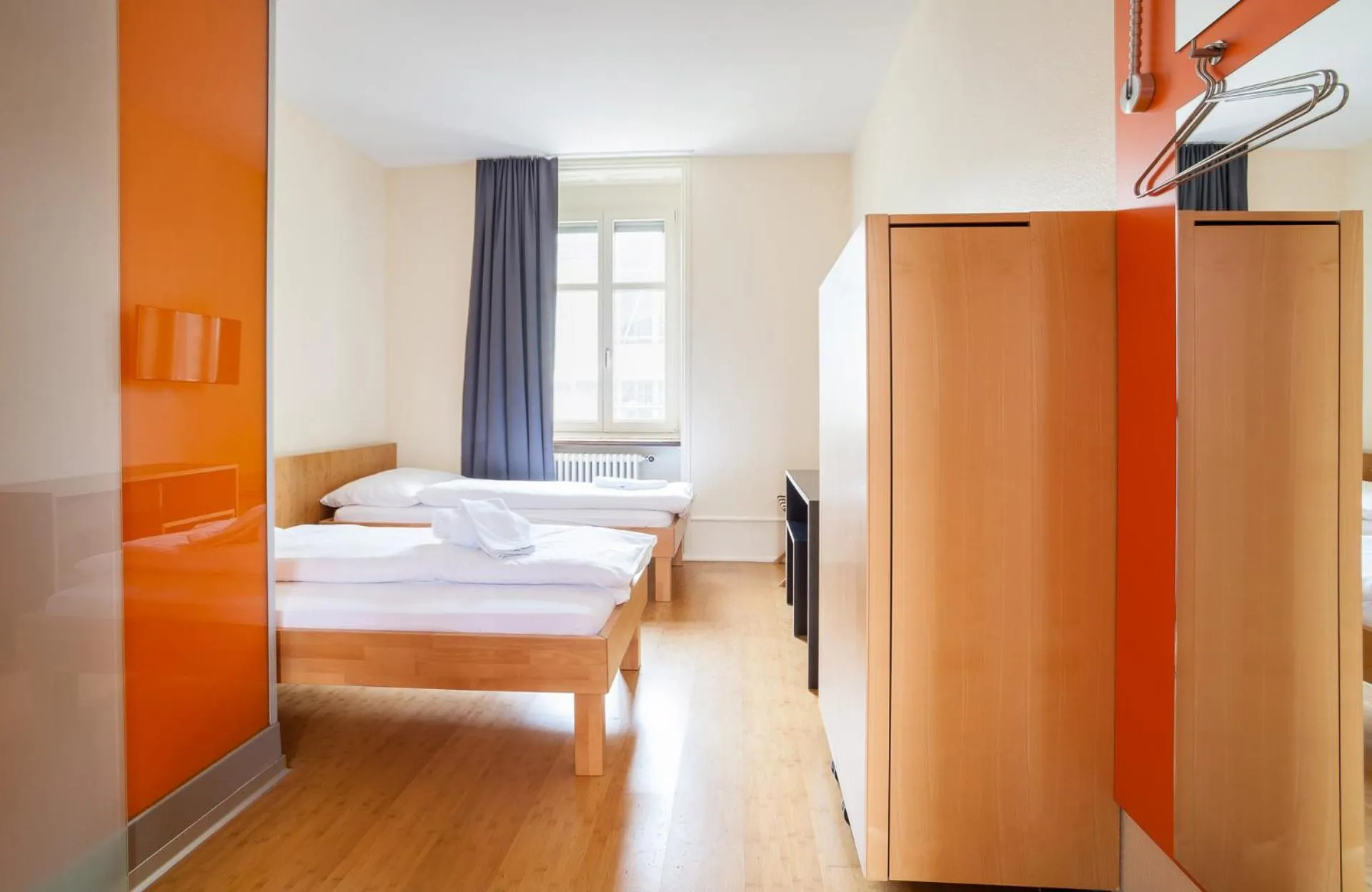 Photo of the whole room, Bed in easyHotel Basel - self service and self check-in