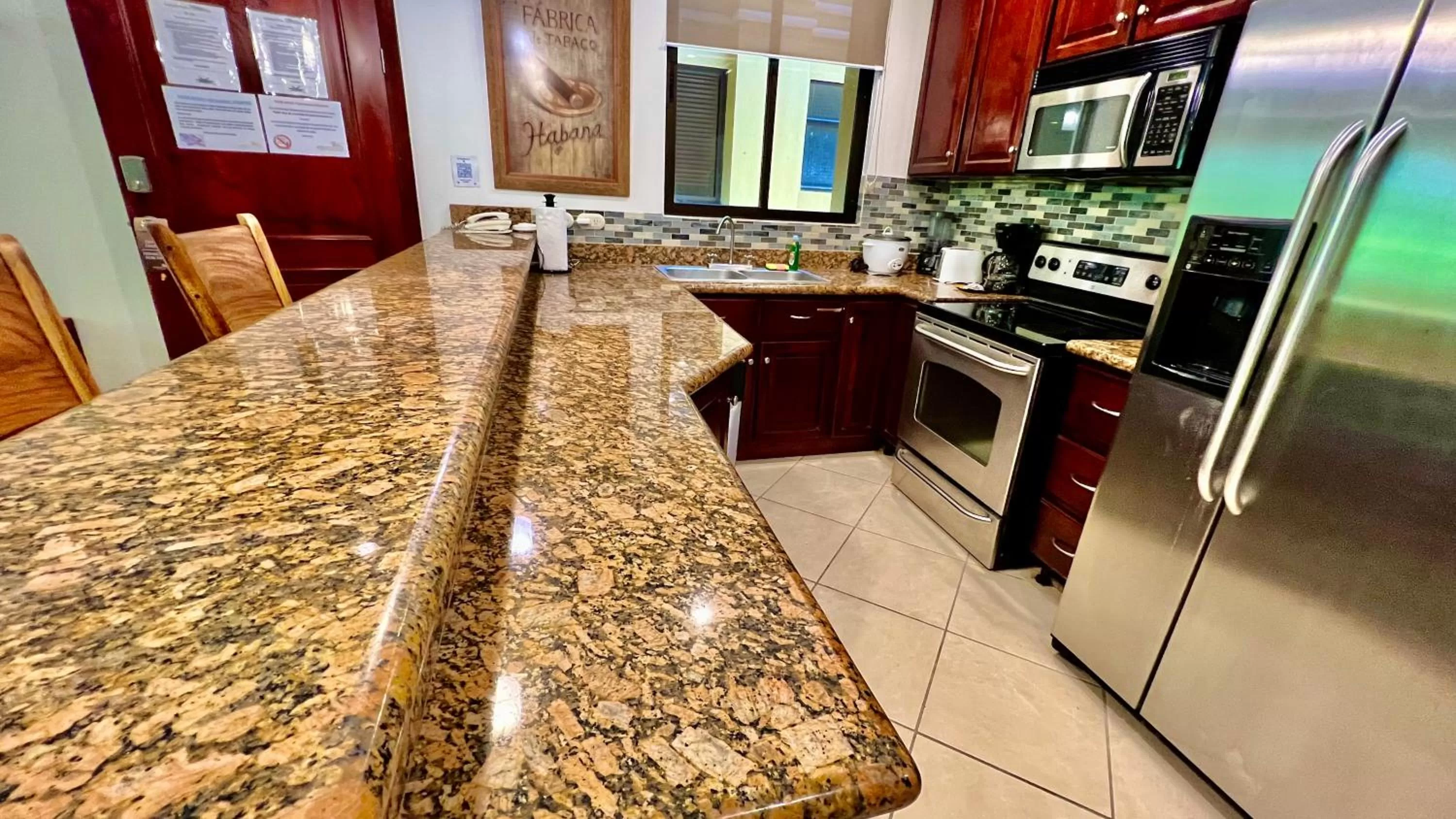 kitchen in Monte Carlo Luxury Condominiums