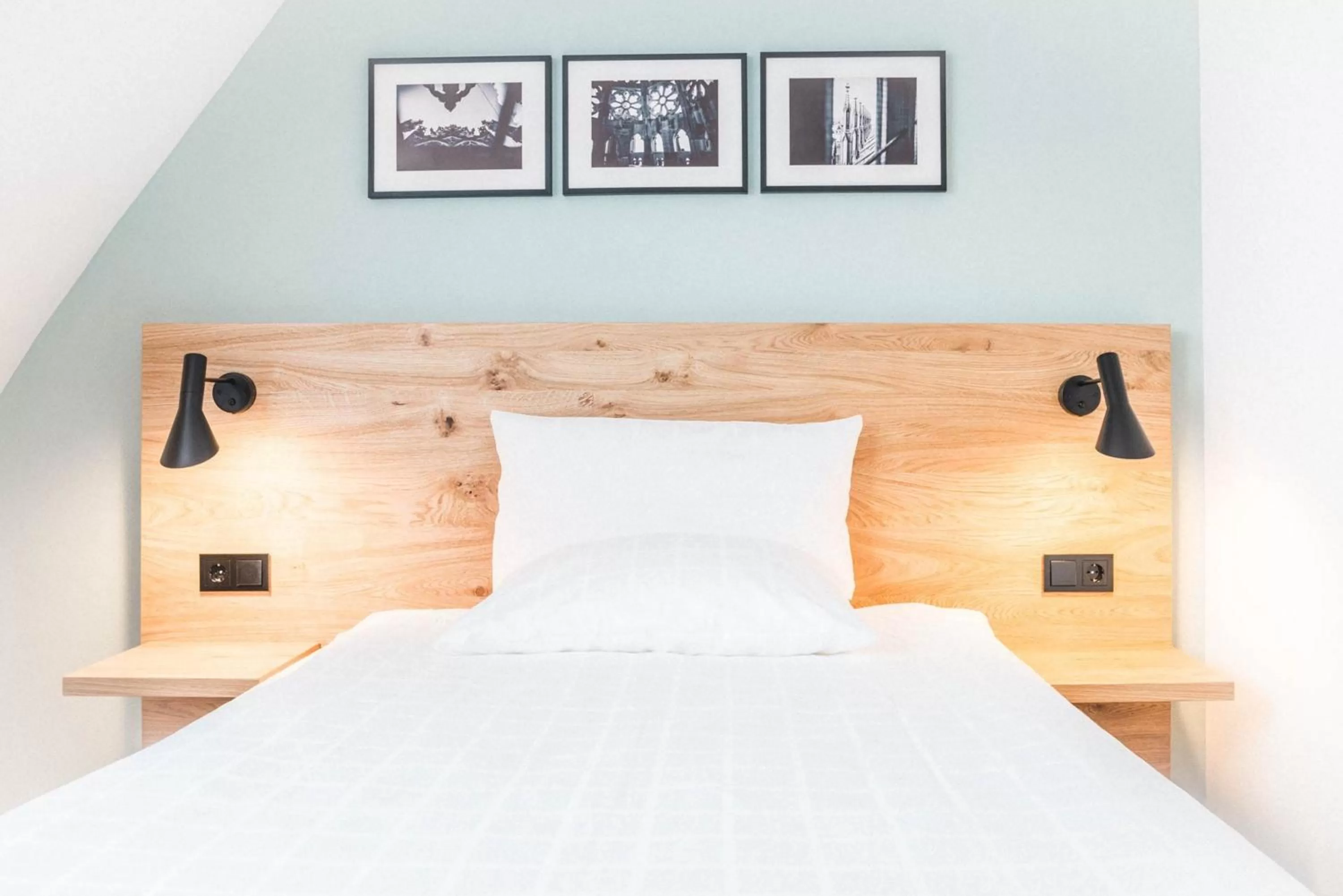 Bed in Ulmer Münster Hotel