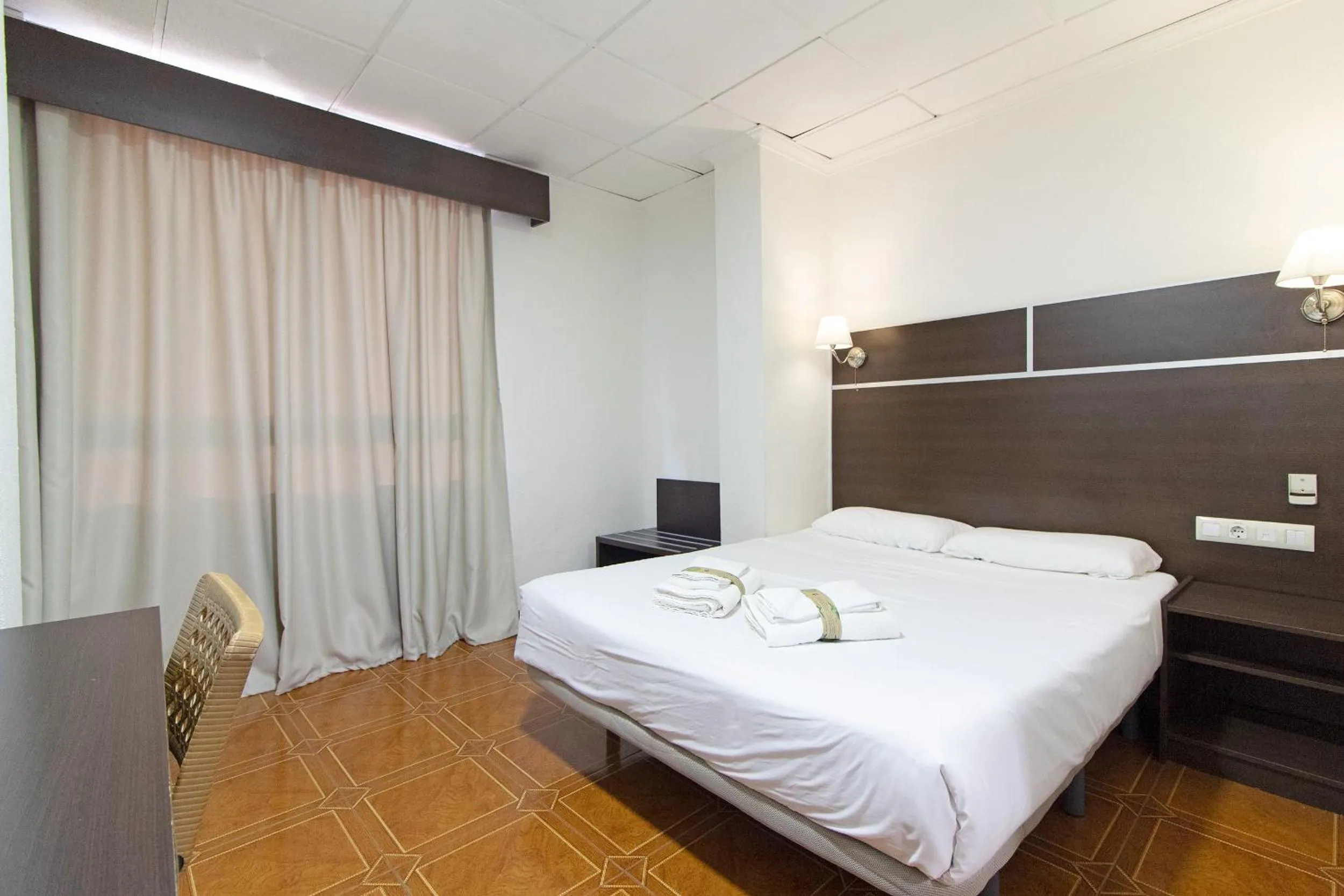 Bed in Hotel Sagunto