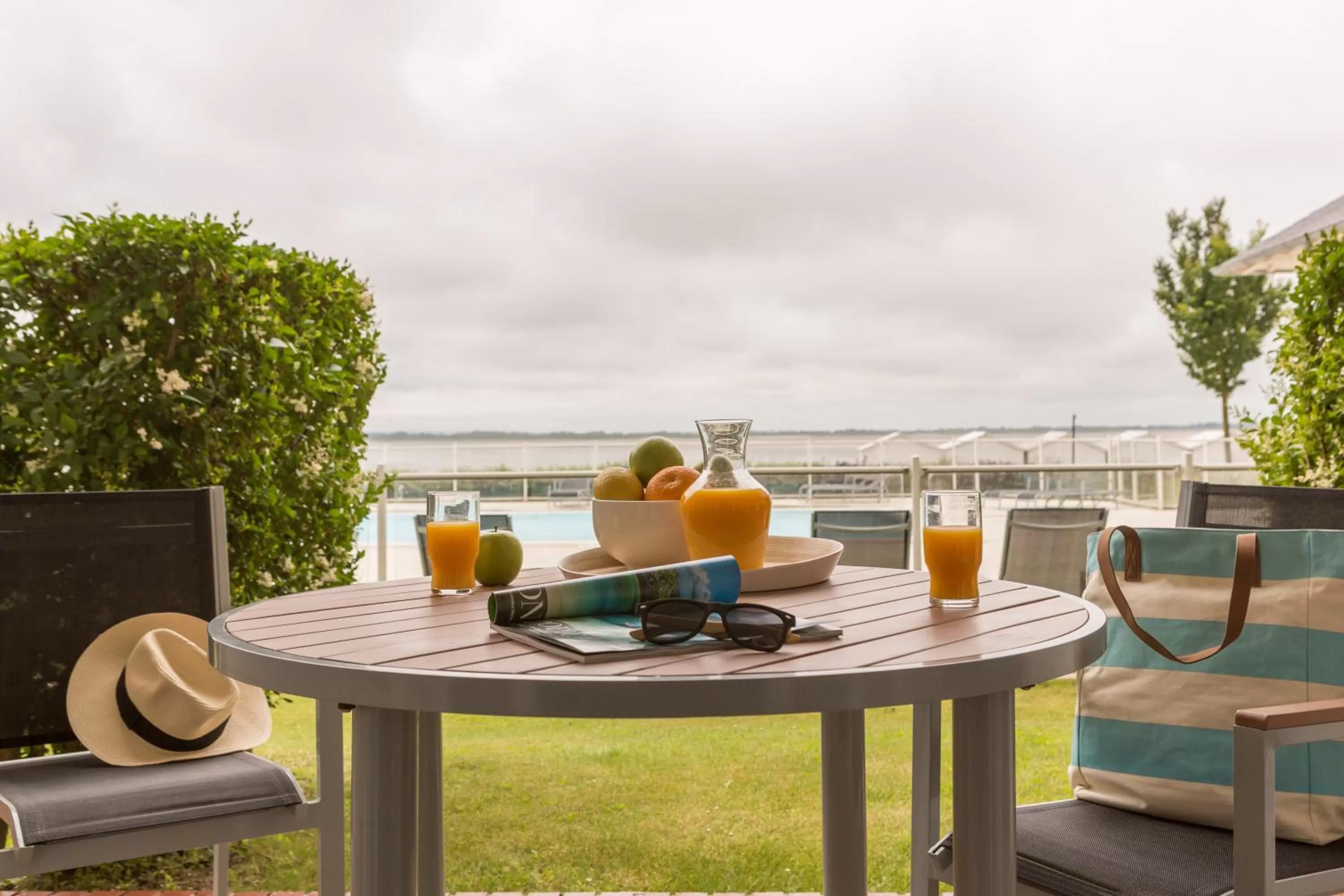 Patio in Pierre & Vacances Premium Résidence de la Plage